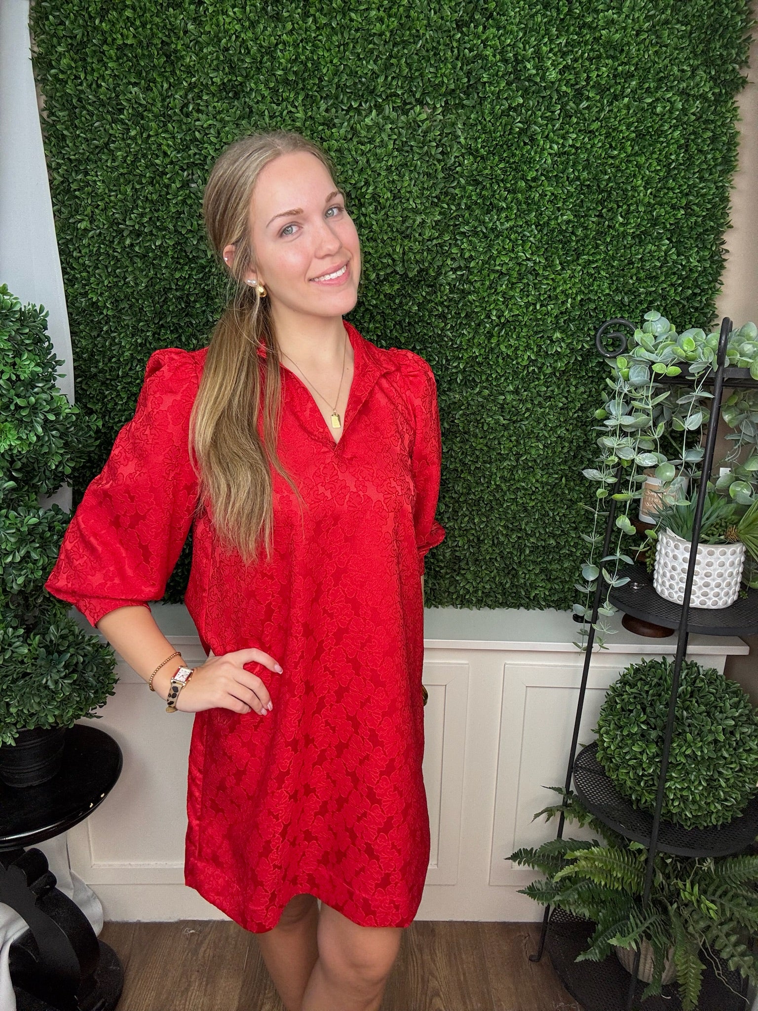 DRESS RAELYN - RED
