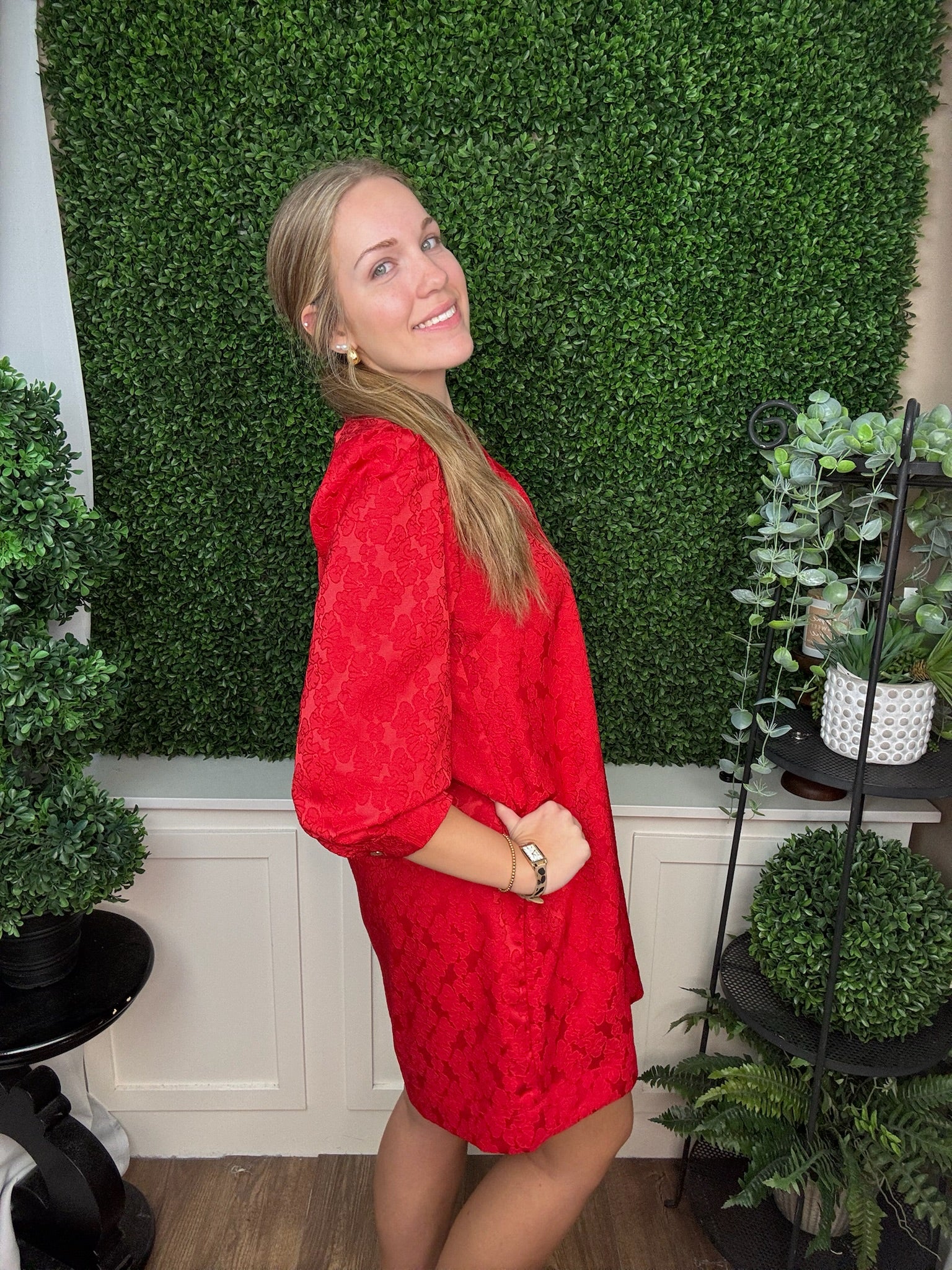 DRESS RAELYN - RED