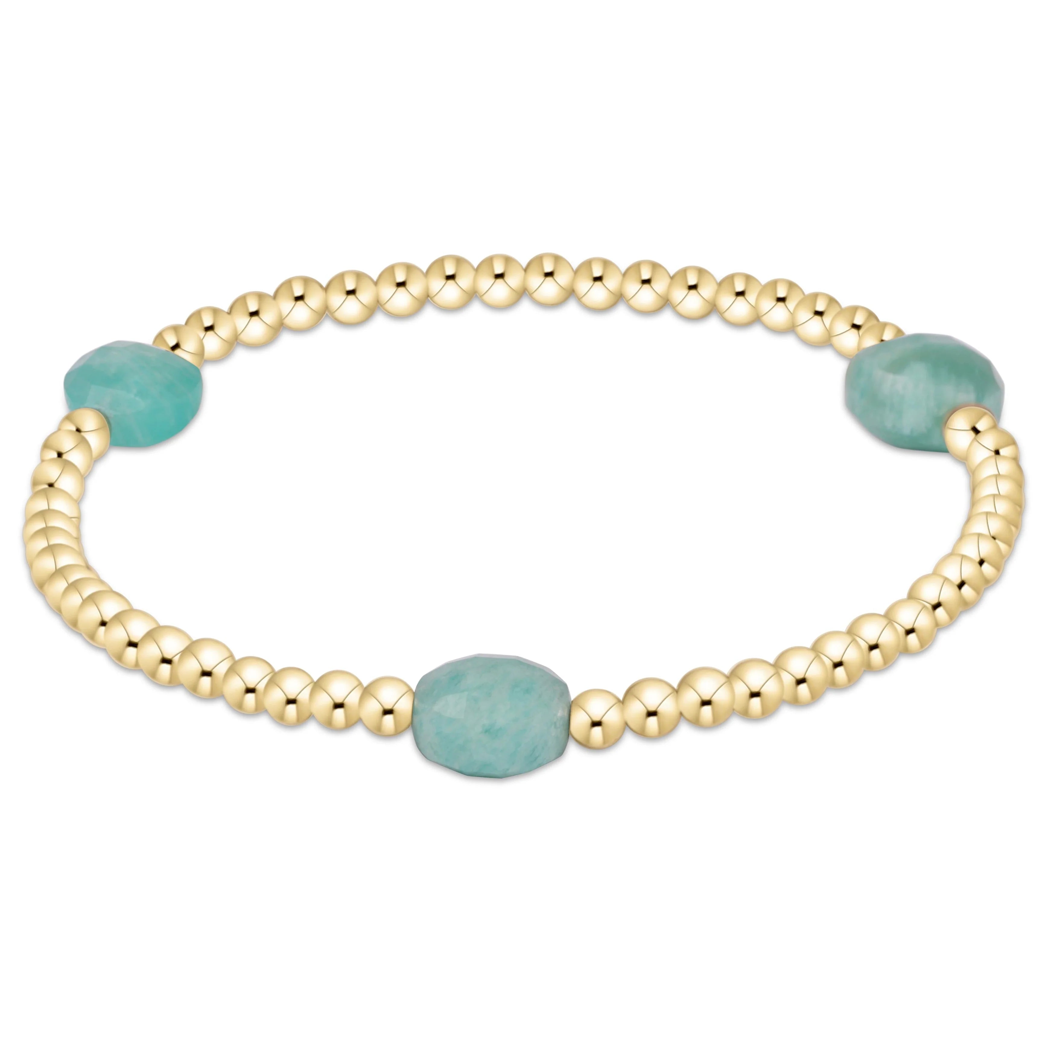 Admire Gem 3mm Gold Bracelet