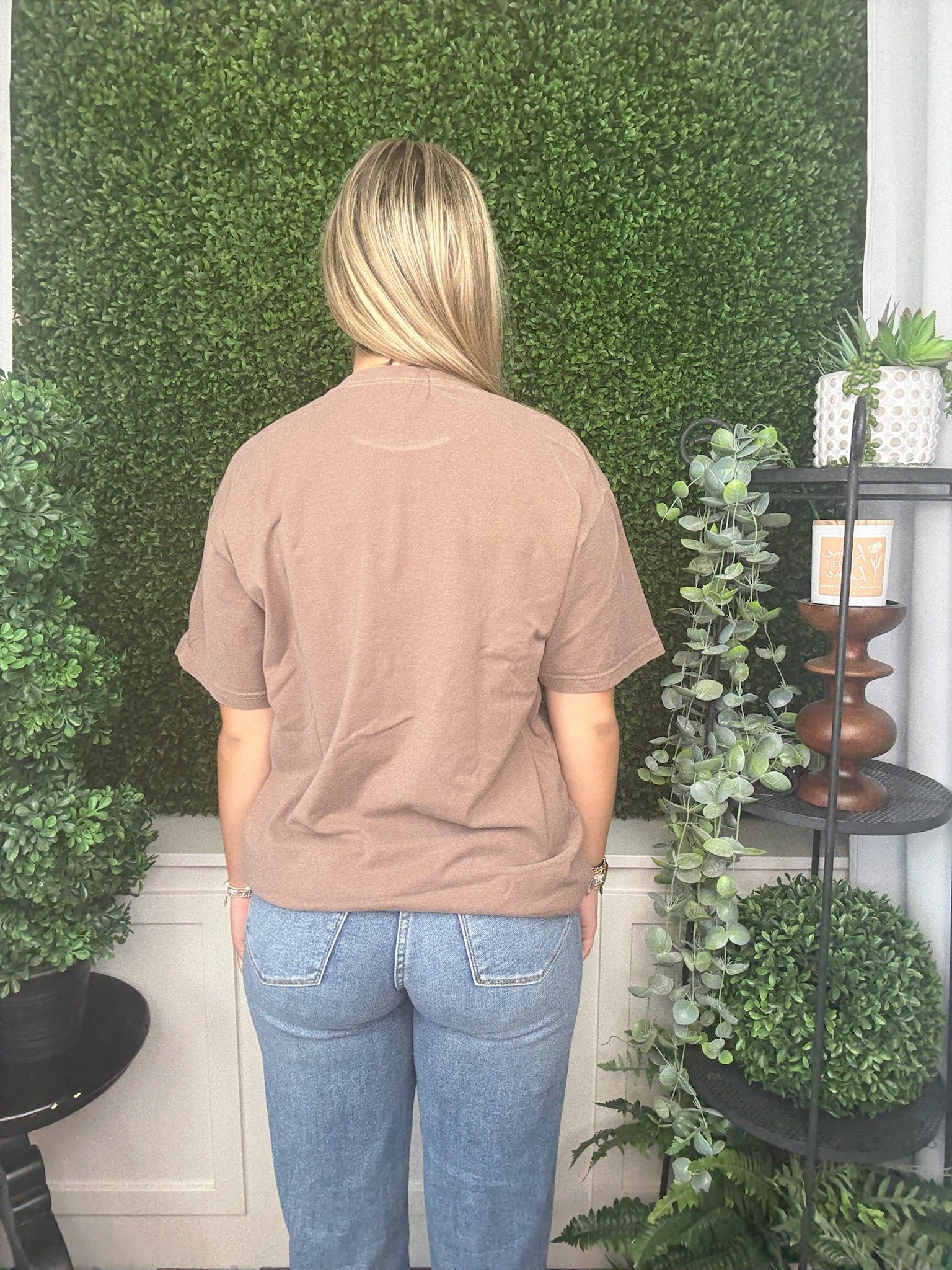 CAMO BOW DUCK CHECK - ESPRESSO