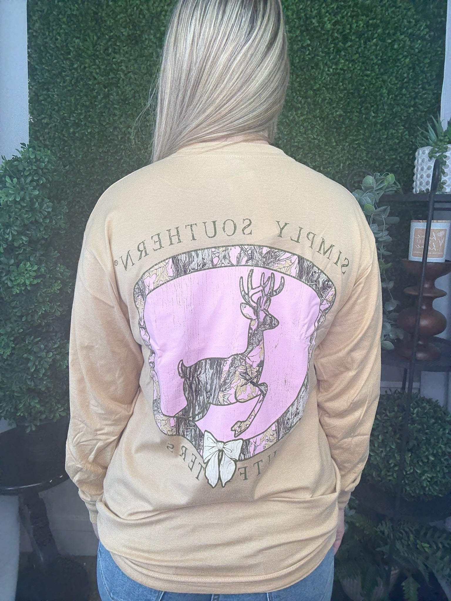 CAMO DEER LS - BISQUE