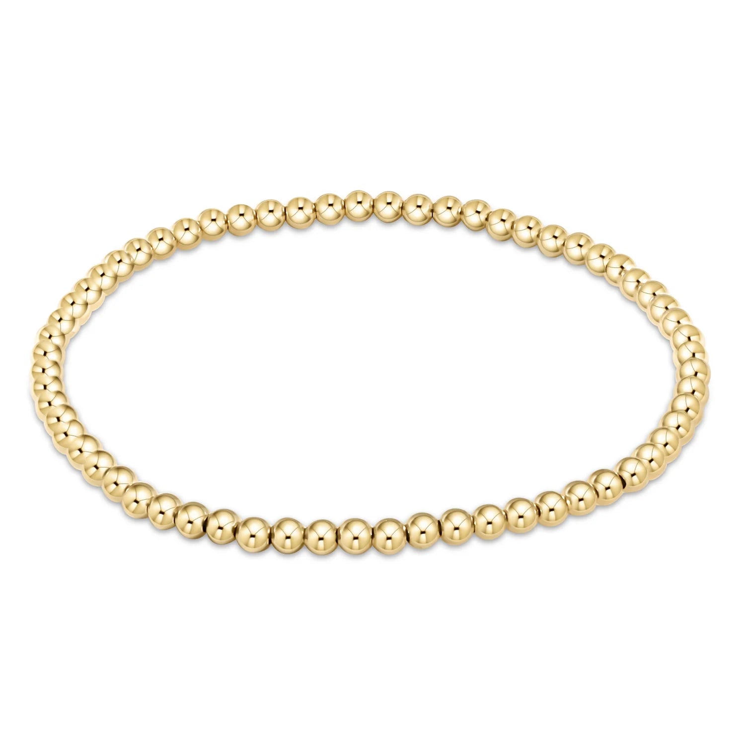 Extends Classic Gold Bead Bracelet