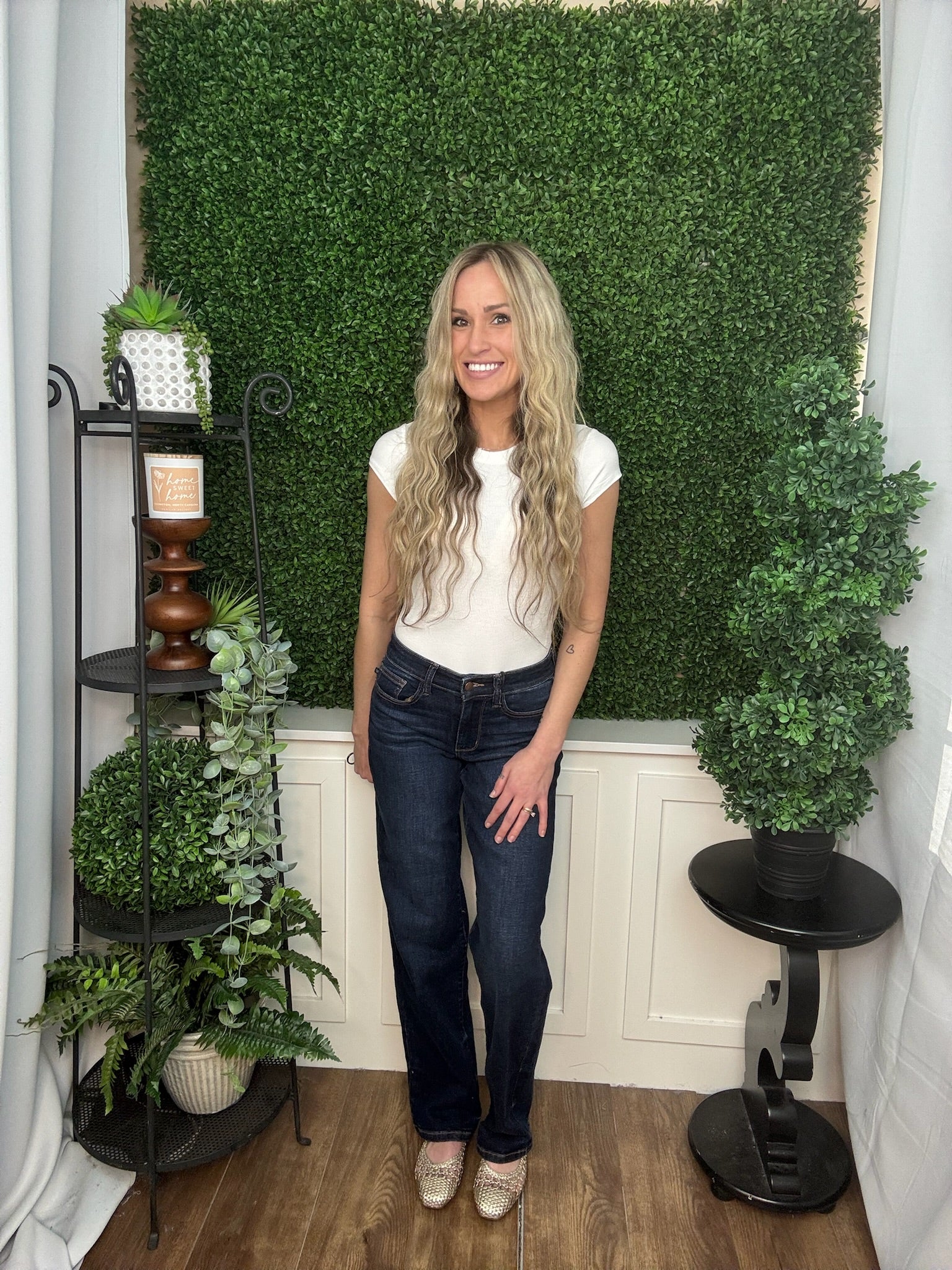 Ribbed Mock Neck Short Sleeve Top