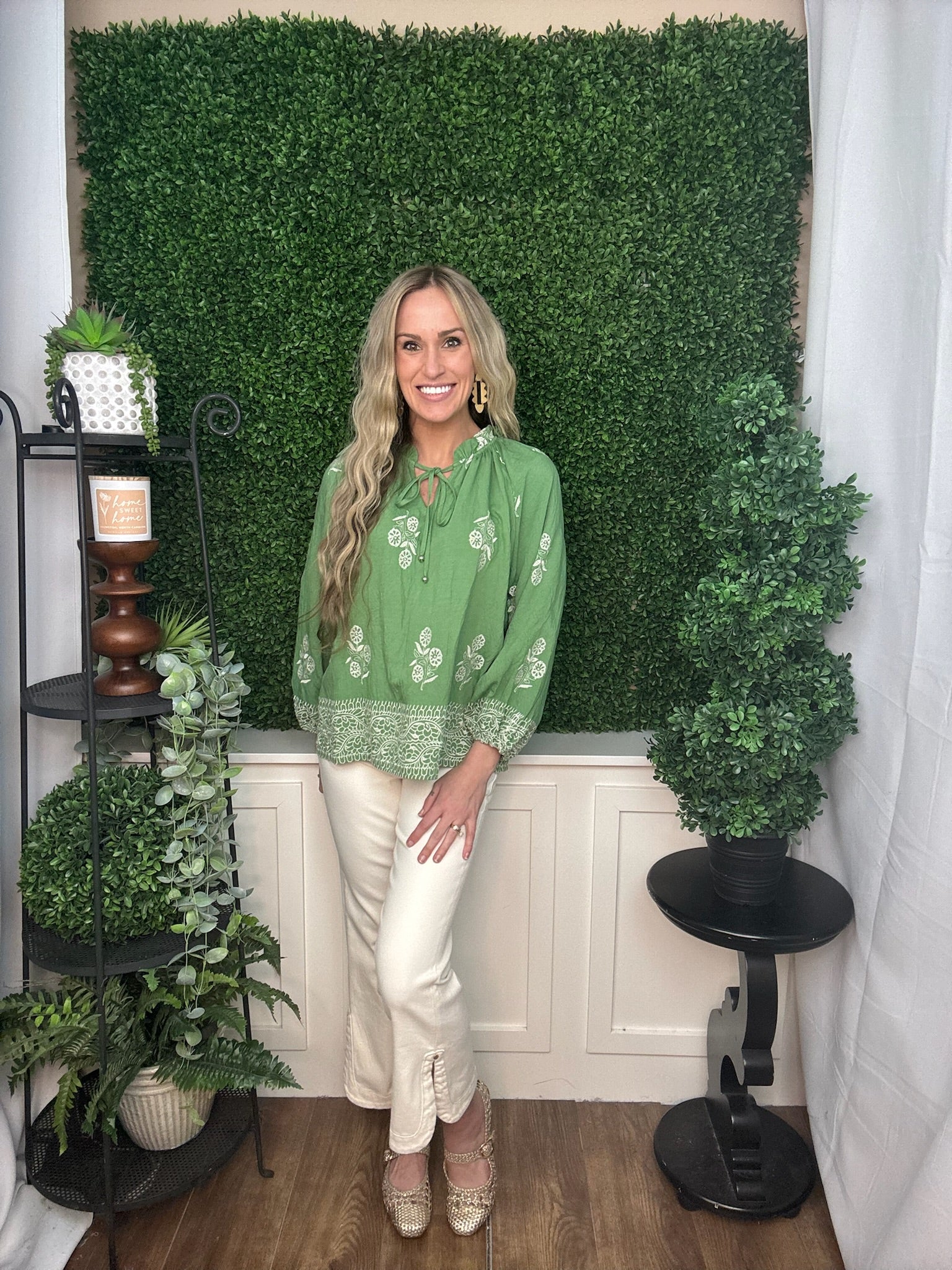 HR HANNAH CROP FLARE W/TULIP HEM - DESERT DUNES