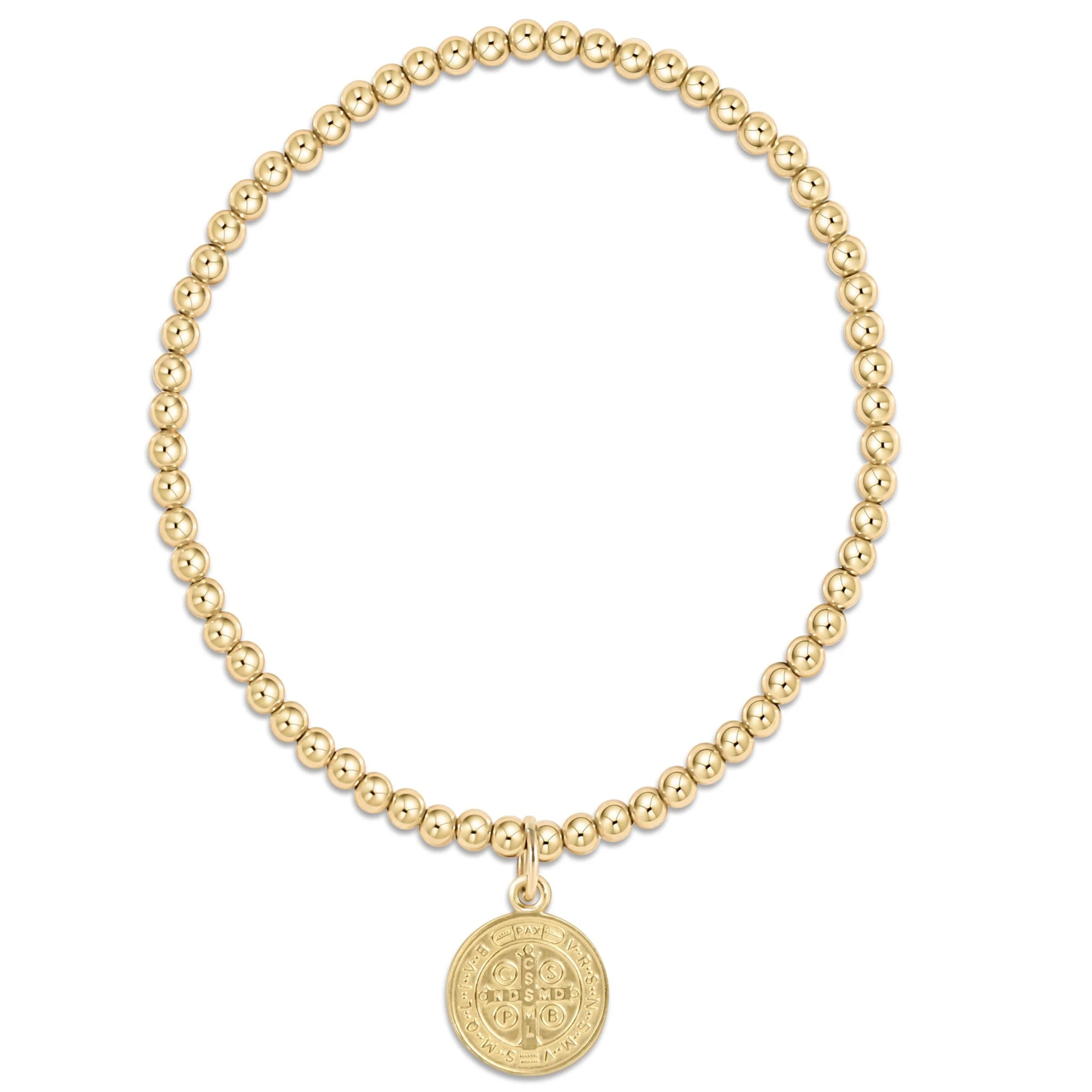 CLASSIC GOLD 3MM BRACELET – BLESSING GOLD DISC