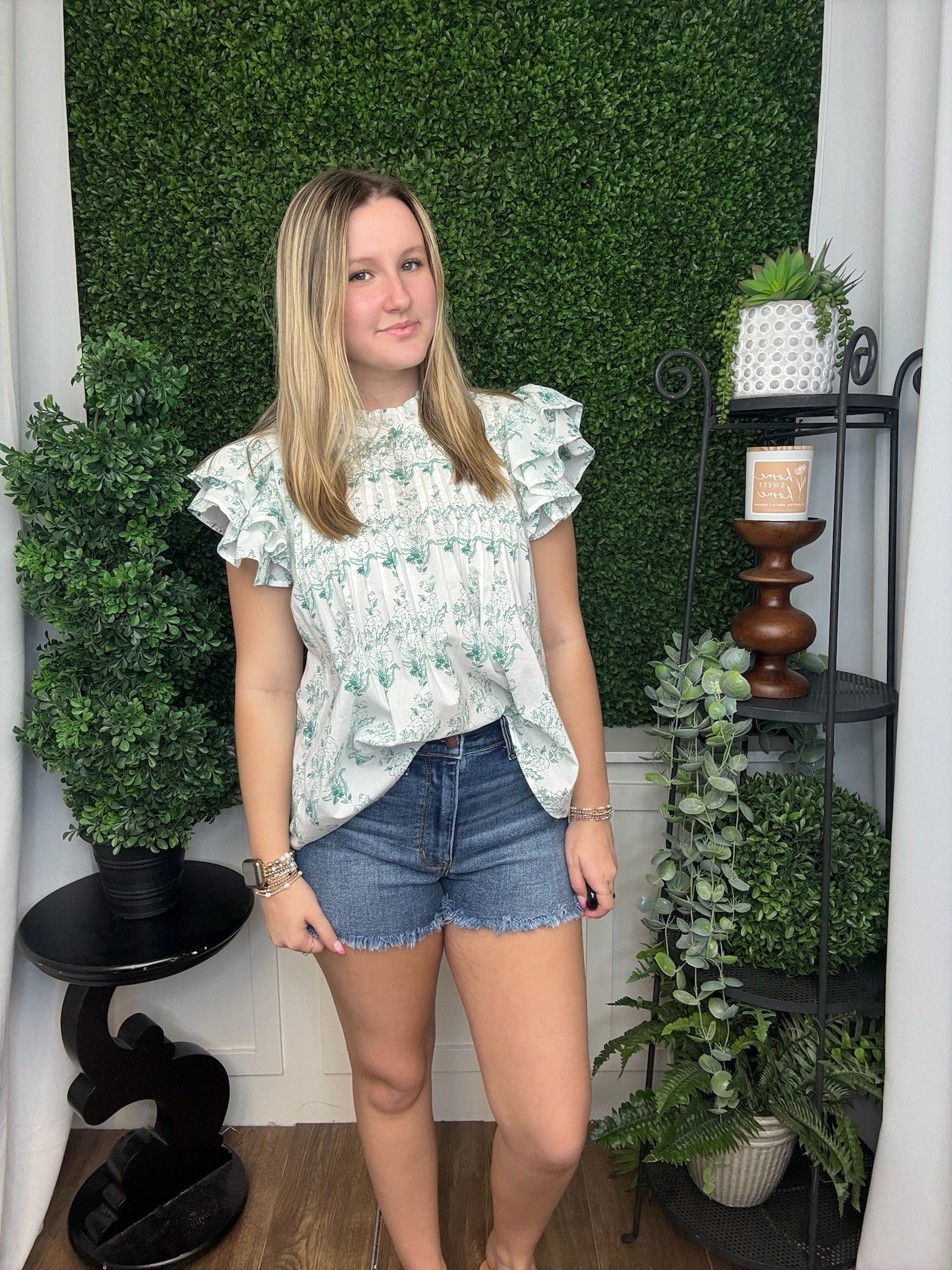 HIGH WAIST SLIM SHORT - DARK