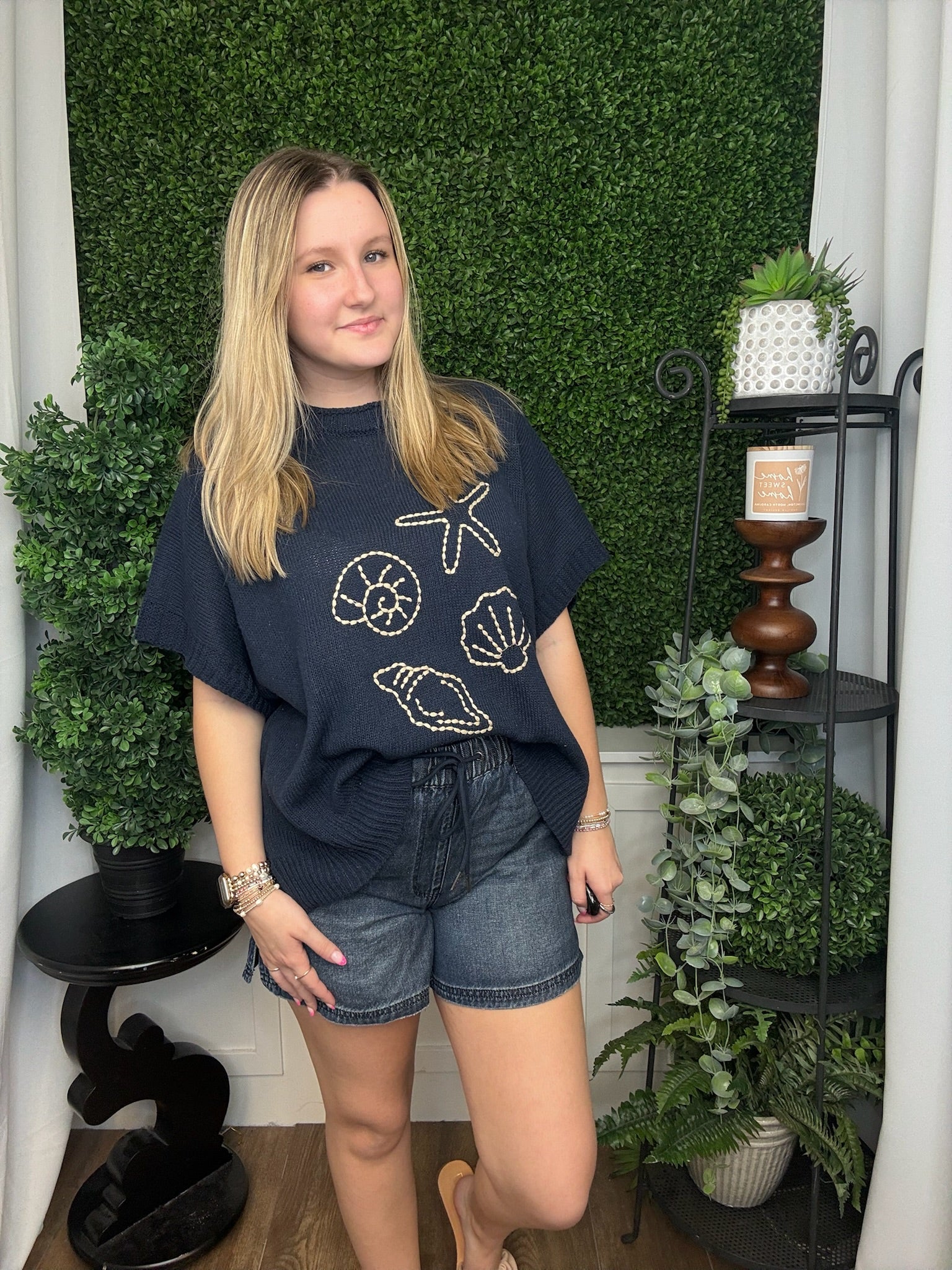 HIGH WAIST BAGGY SHORT FEATHERWEIGHT - DARK