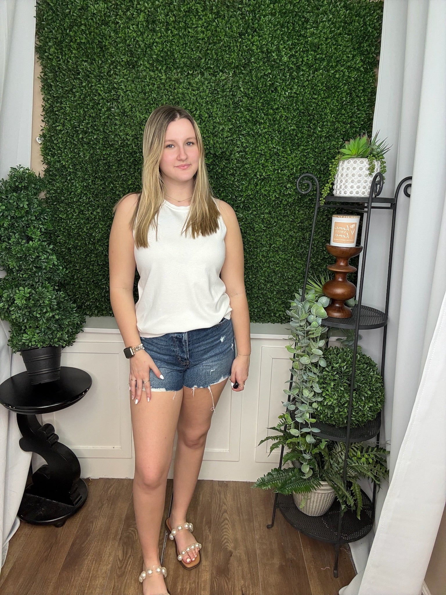 LIGHTWEIGHT HEAVENLY-LUXE TANK - BRIGHT WHITE