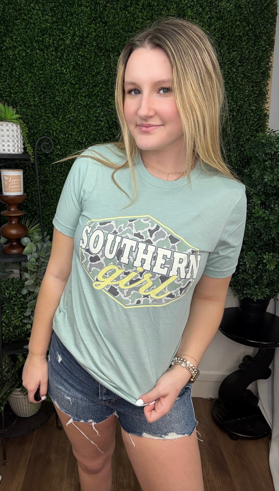 SOUTHERN GIRL SS - HEATHER DUSTY BLUE