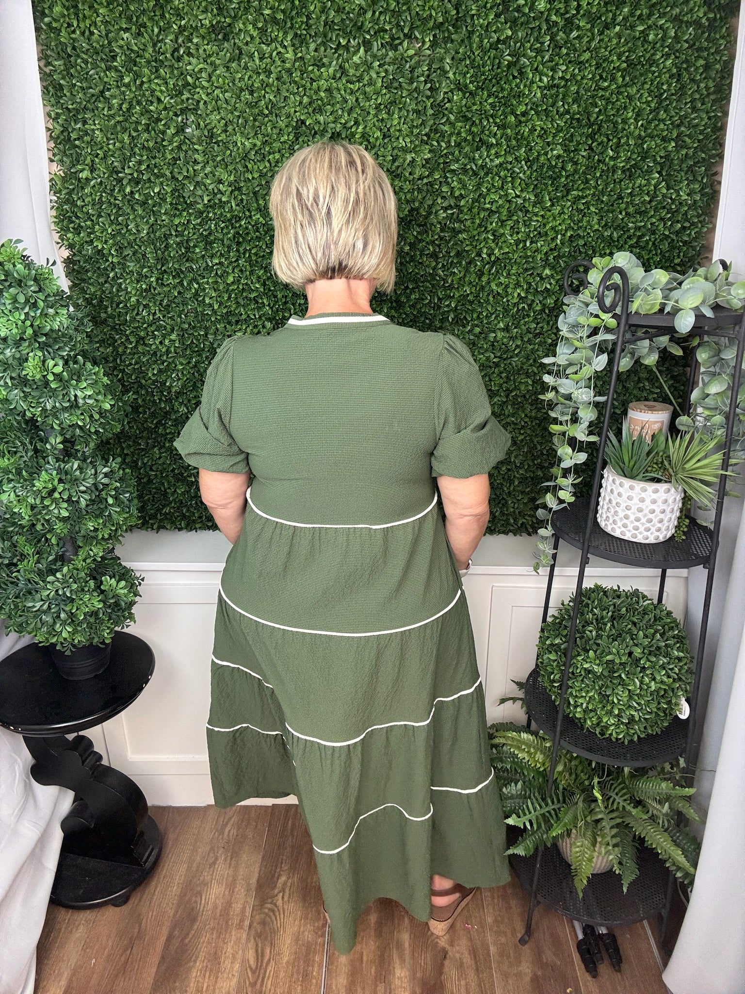 DRESS KINSLEY OLIVE