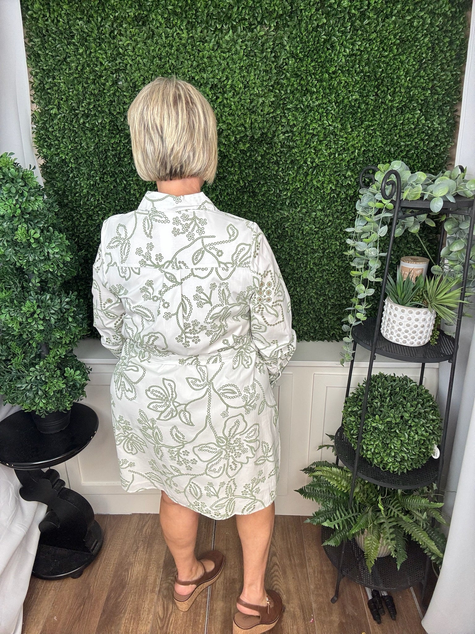 DRESS SARAH LACECAP WHITE