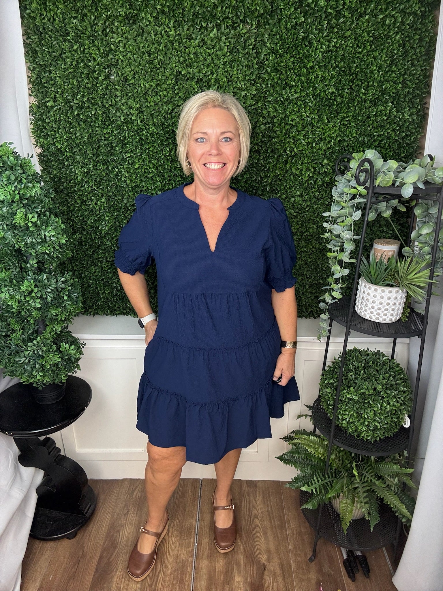 DRESS EMERSON SS NAVY