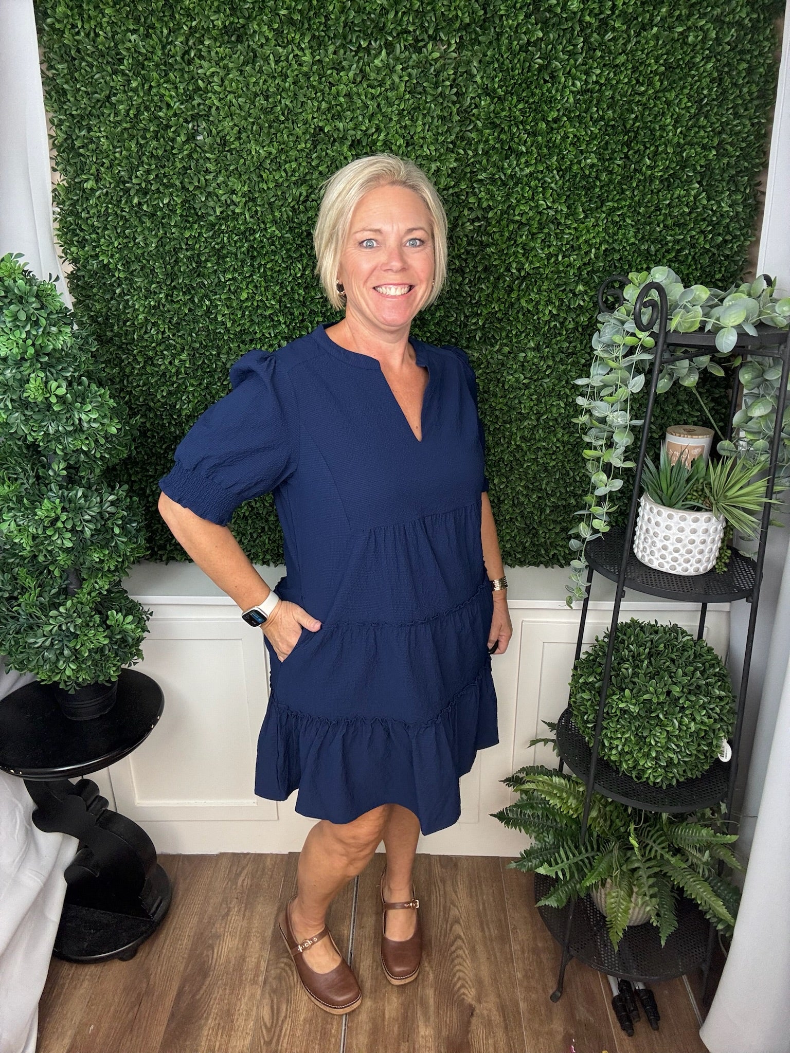 DRESS EMERSON SS NAVY