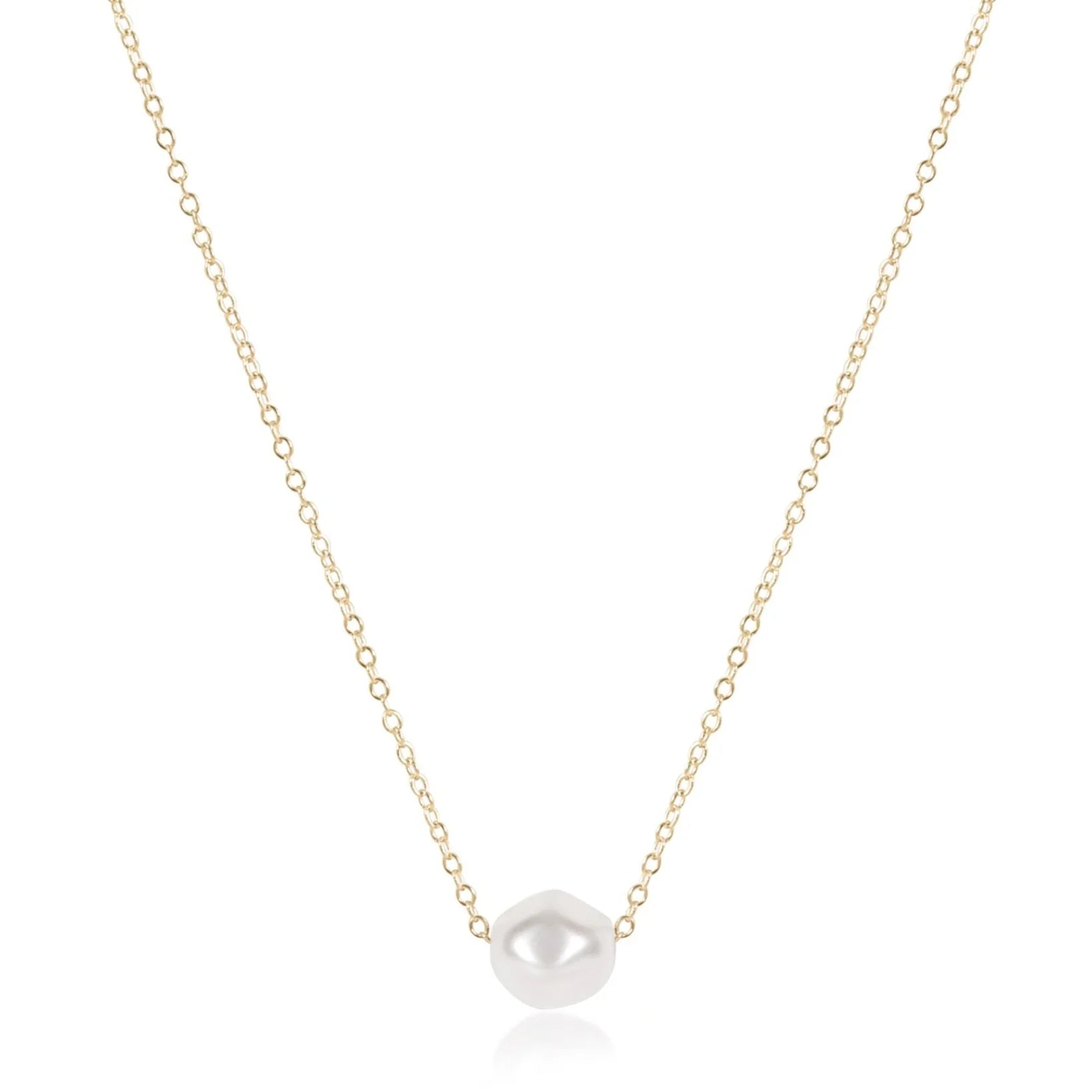 16" Necklace Gold - Admire Pearl