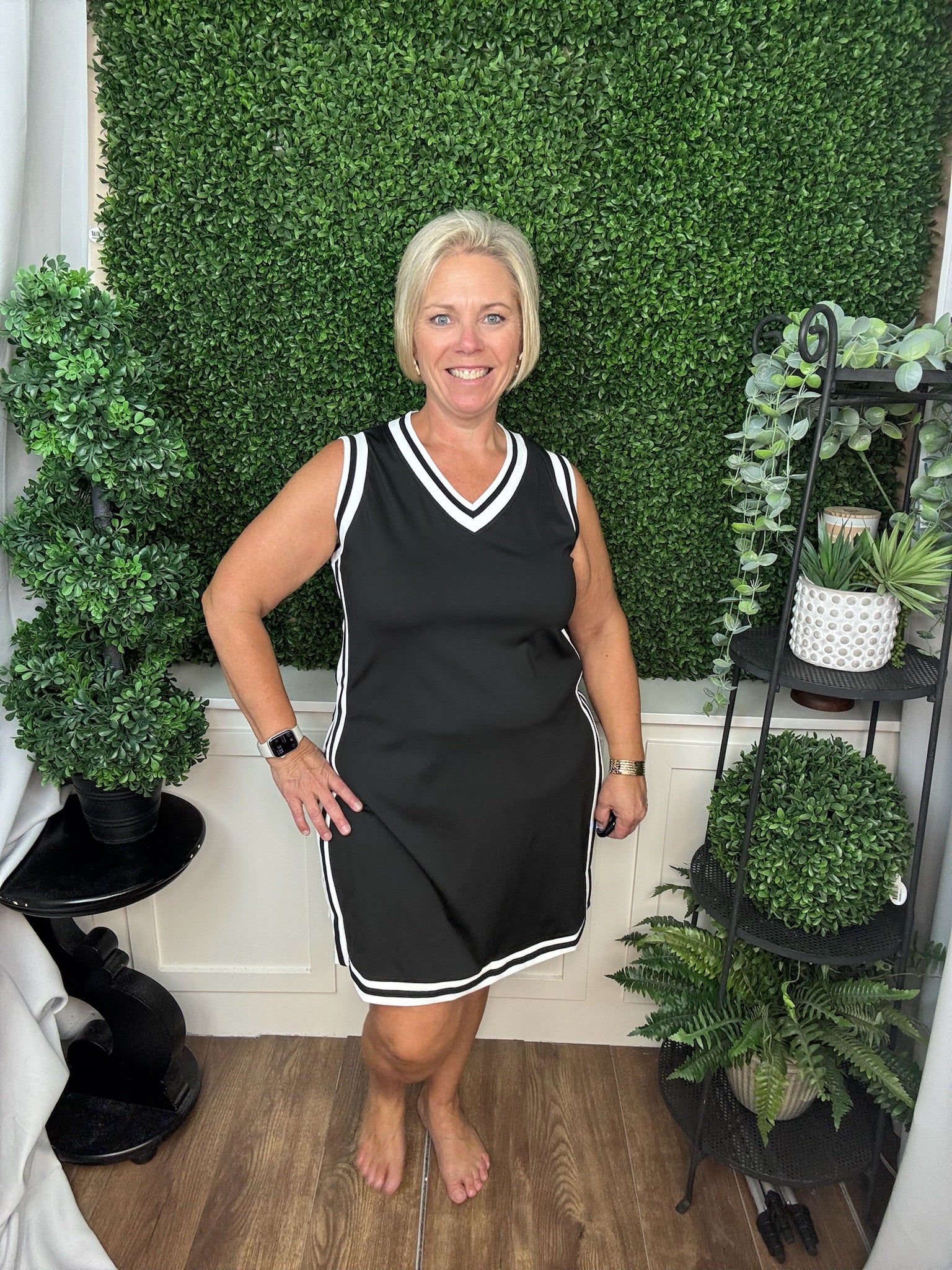 SIDELINE TUNIC BIKER SET - BLACK