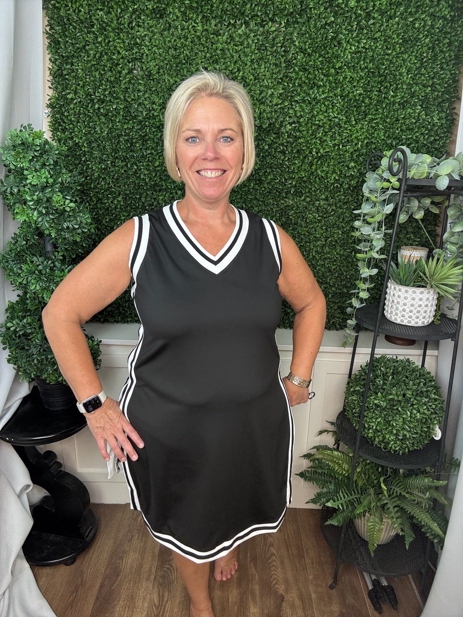 SIDELINE TUNIC BIKER SET - BLACK