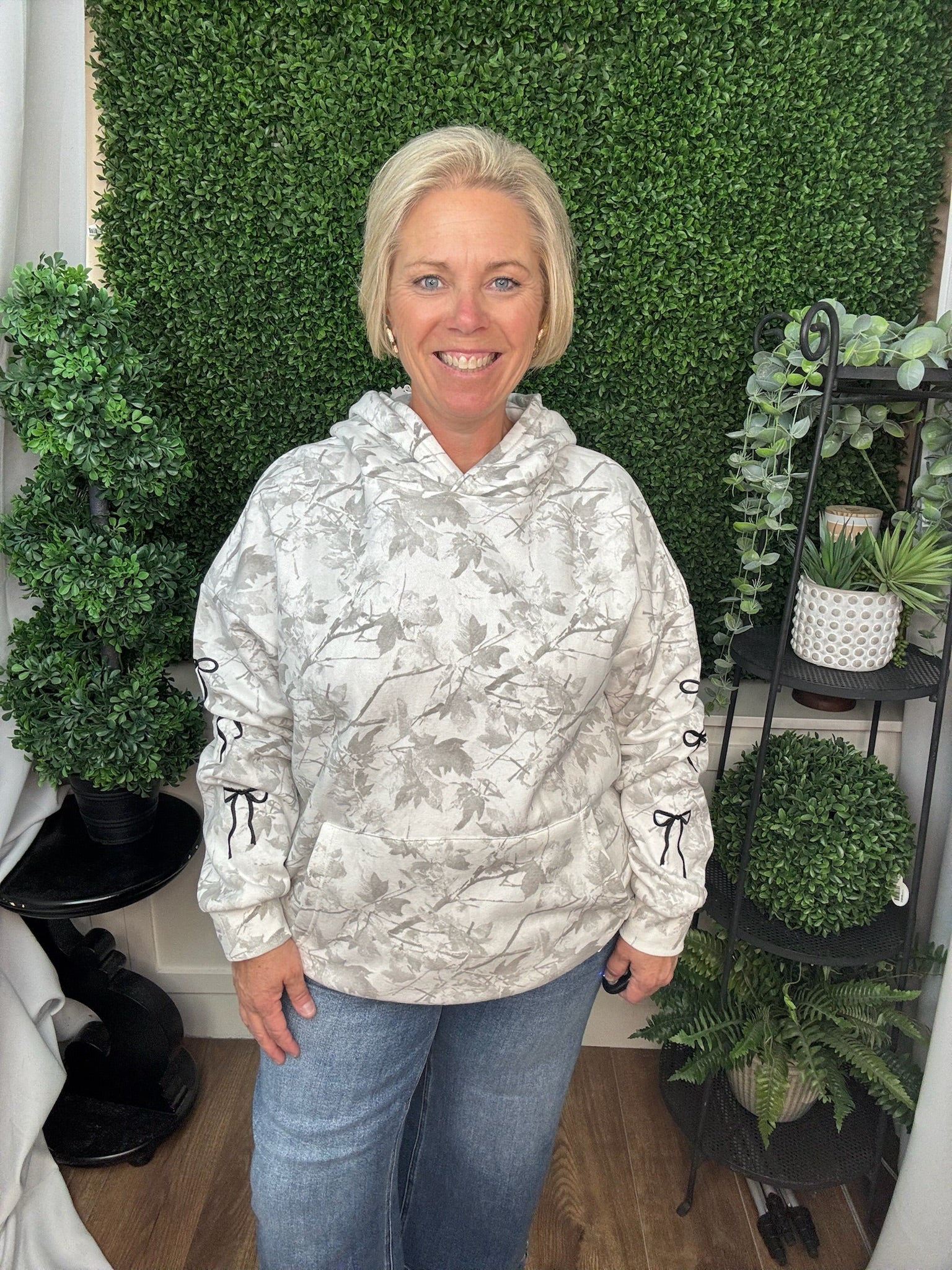 ALICE HOODIE - WHITE CAMO