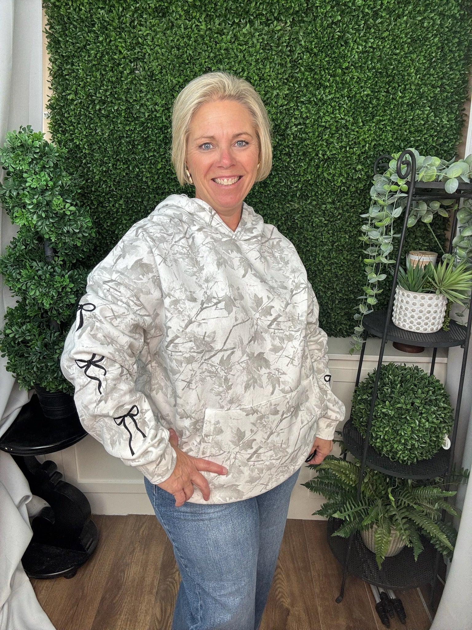 ALICE HOODIE - WHITE CAMO
