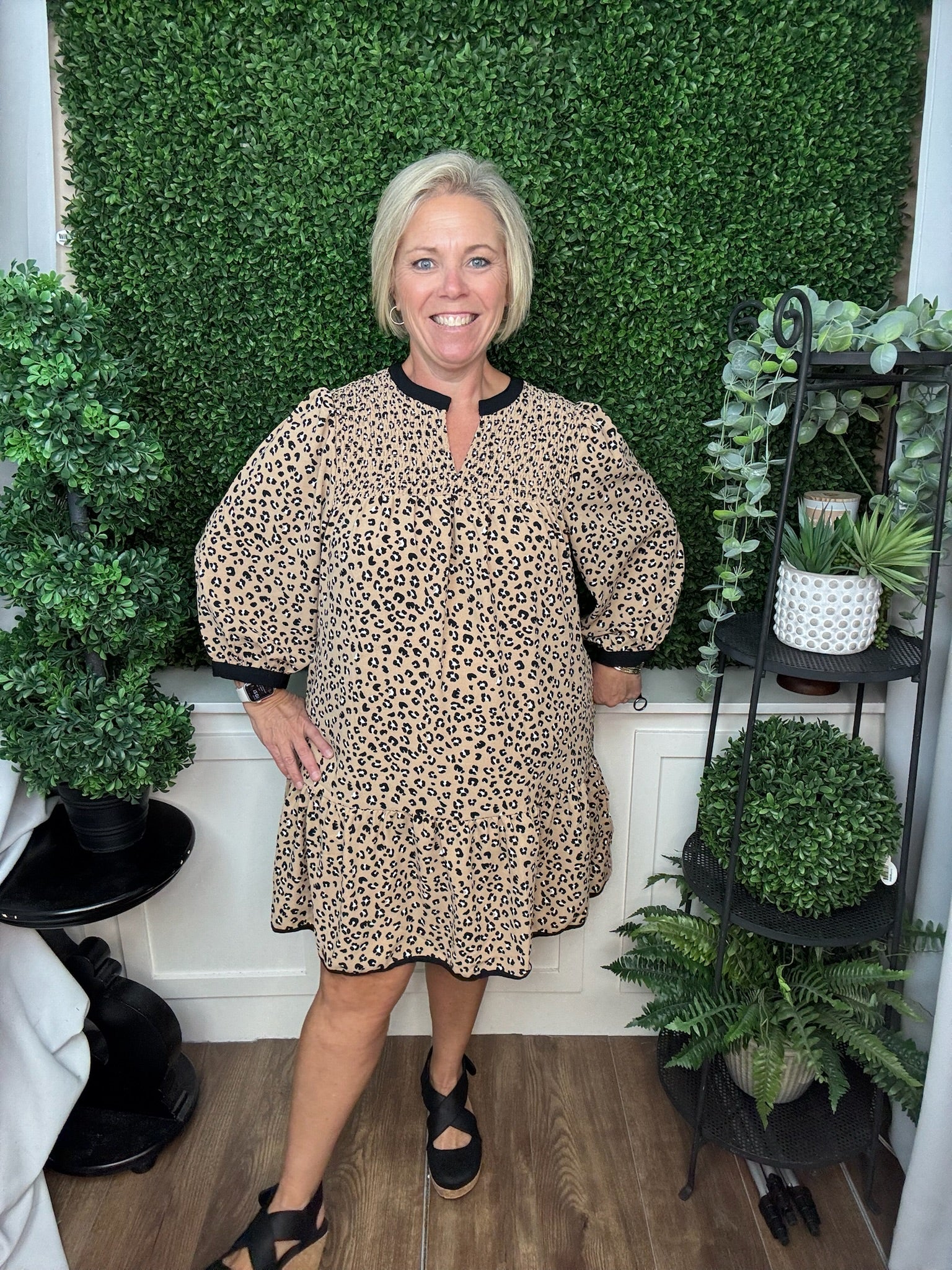 DRESS SMOCKED AUDREY SWEET SPOT