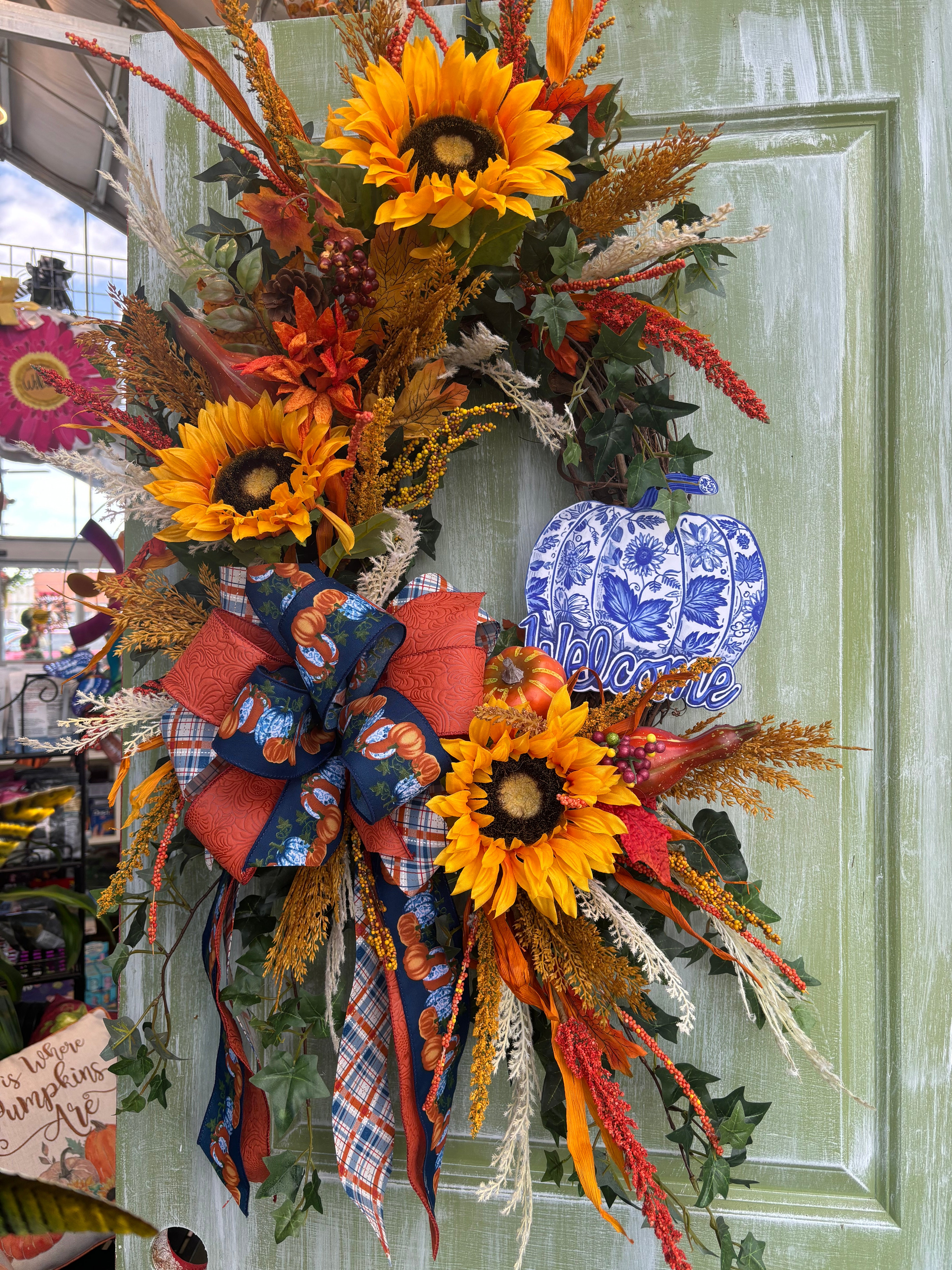 Fall Welcome Wreath