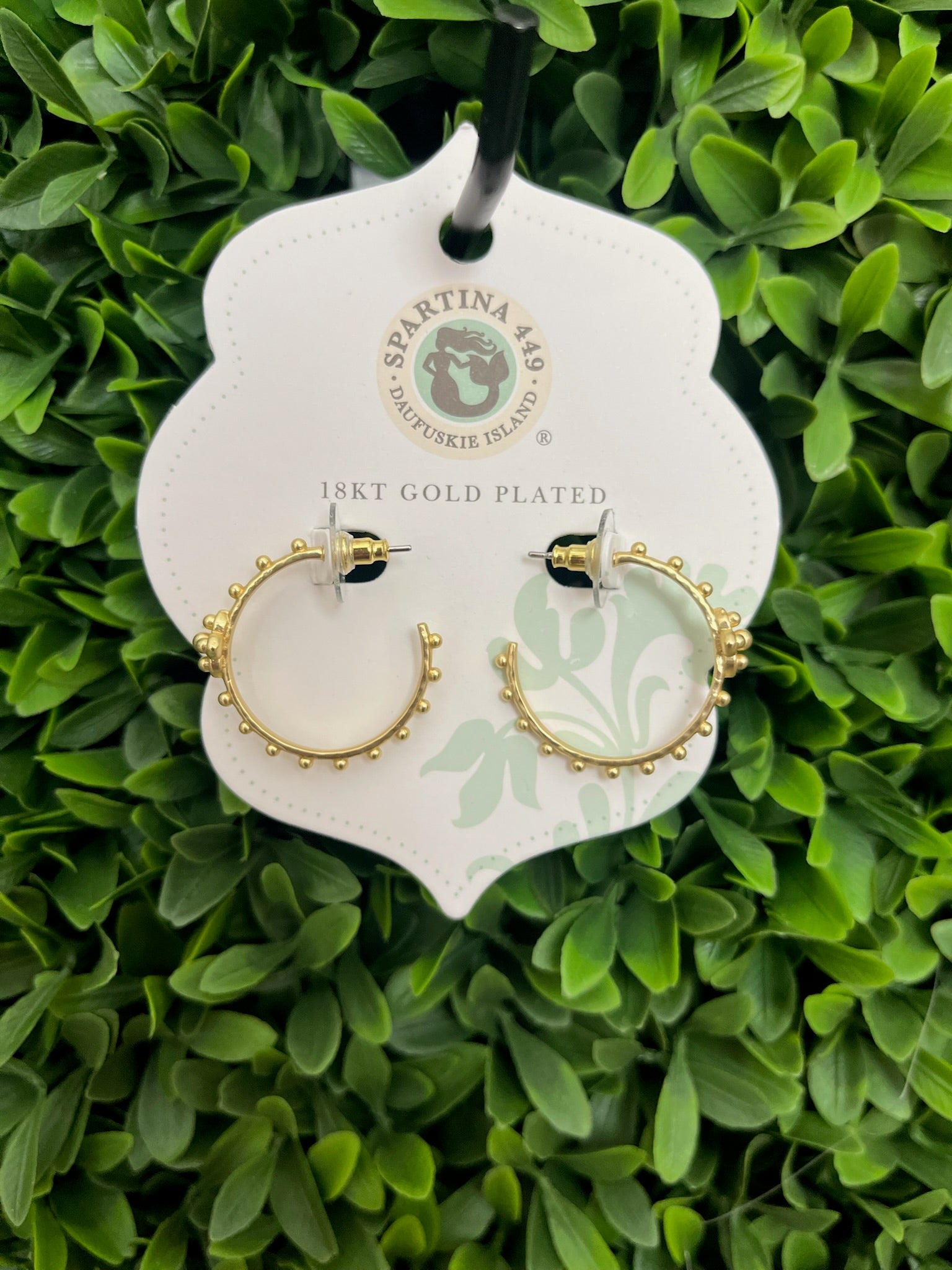 RICHMOND HILL HOOP EARRINGS 25 MM GOLD