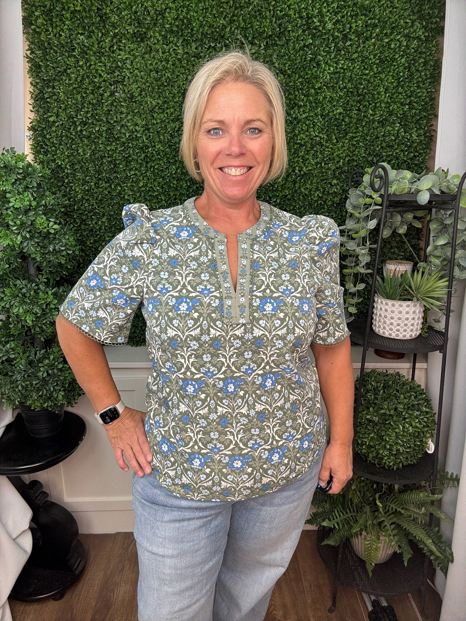 TOP ADELYN ASHDOWN ABBEY - OLIVE