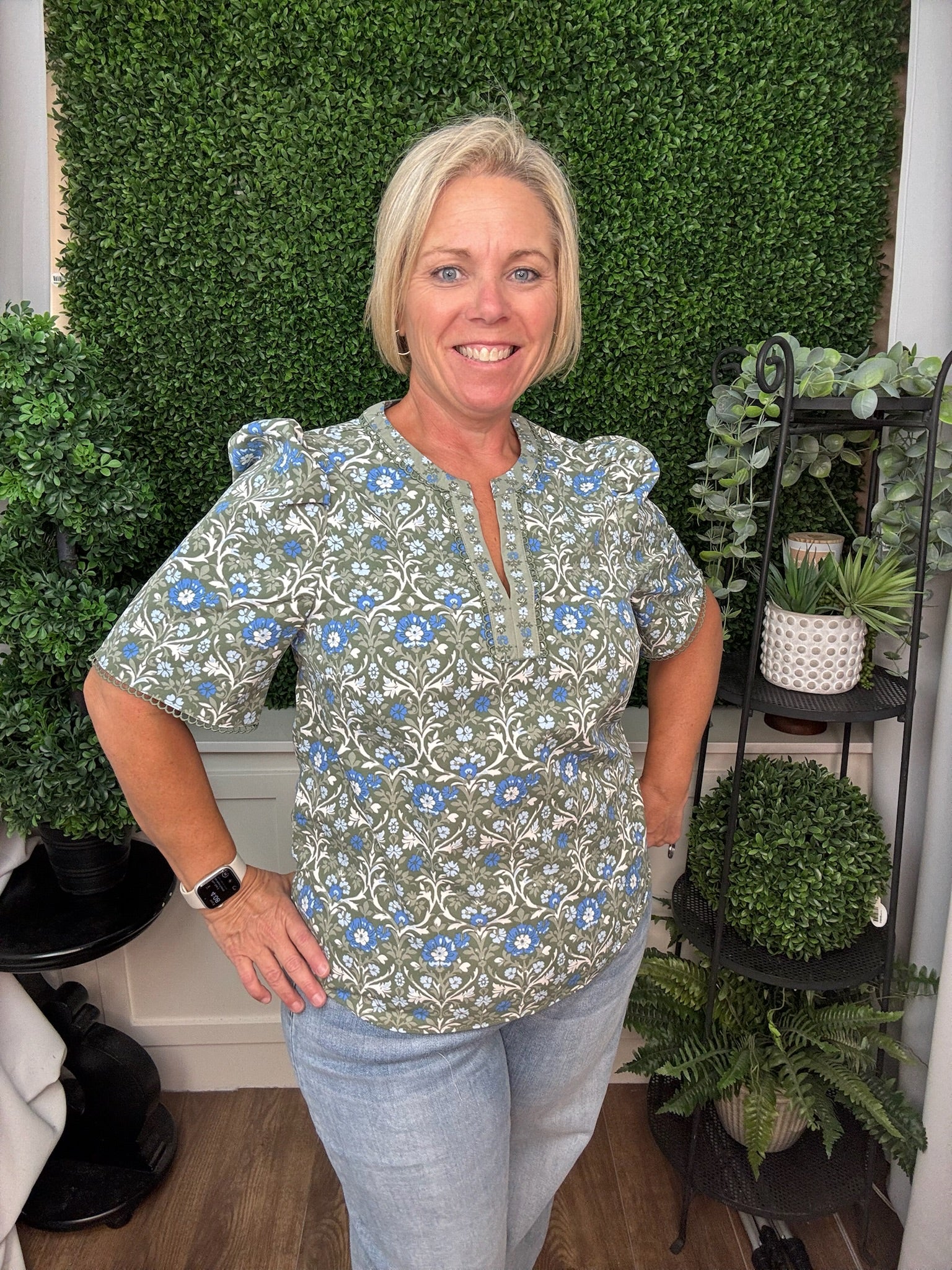 TOP ADELYN ASHDOWN ABBEY - OLIVE