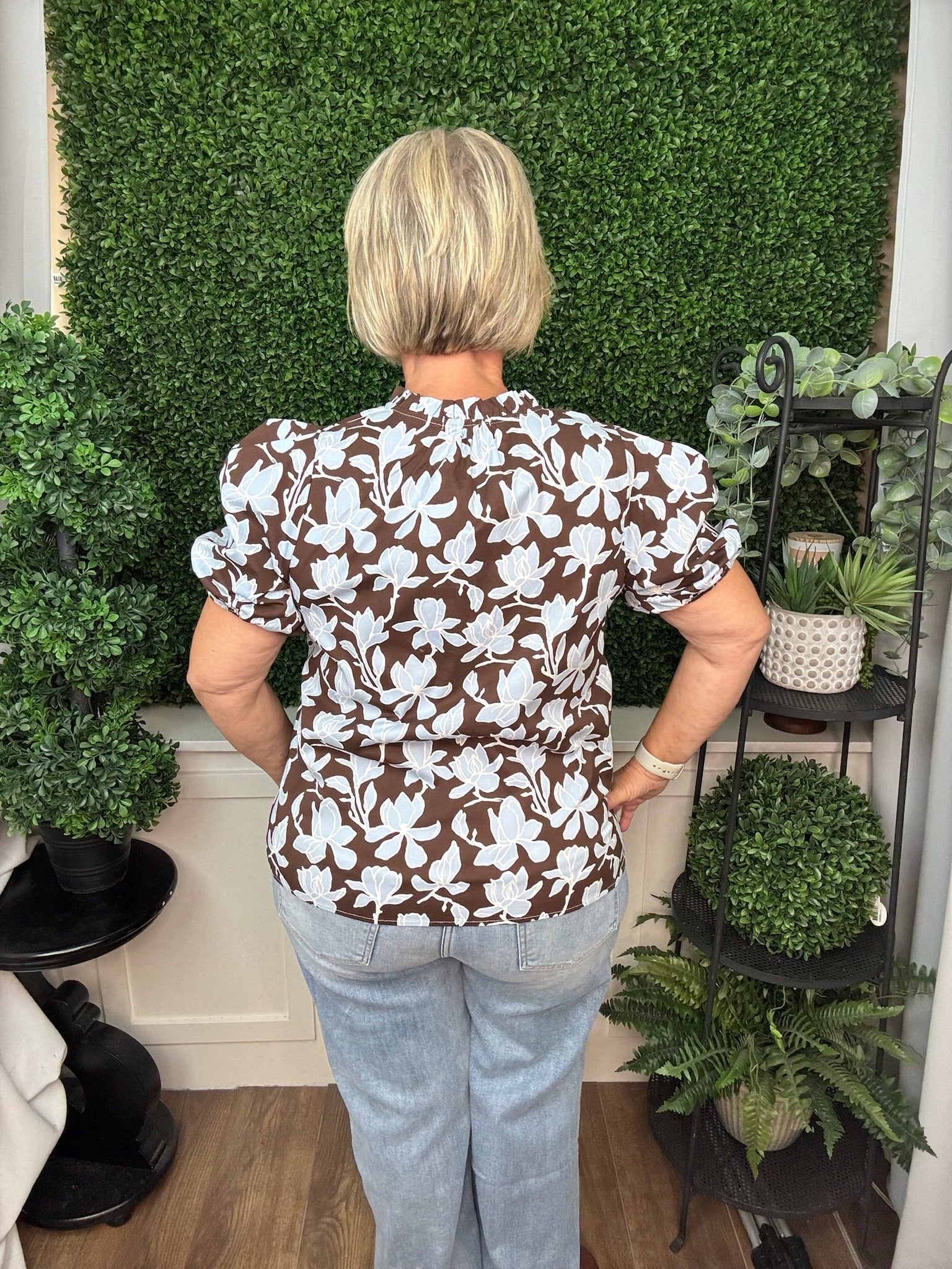 TOP LAINEY GROWING GRACE BLUE