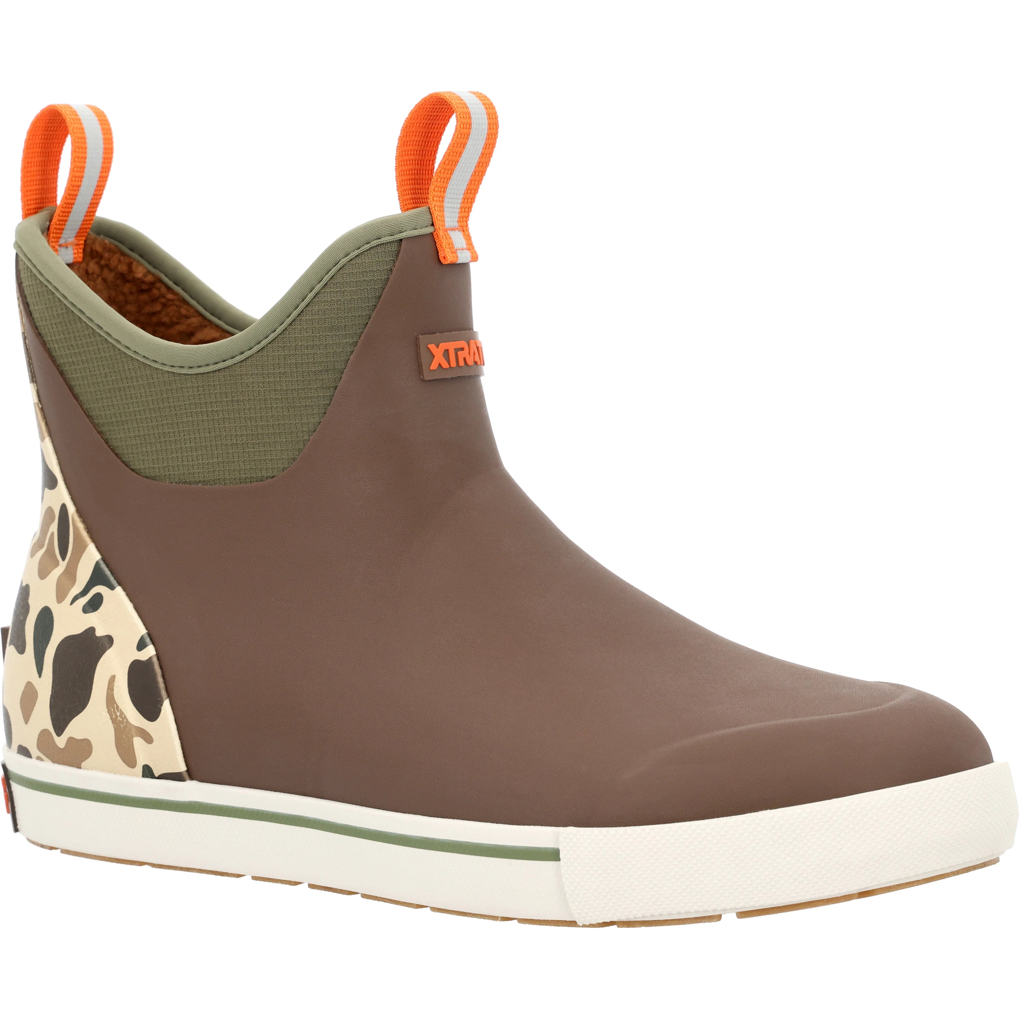 MEN'S ANKLE DECK BOOT OUTDOORS - BISON/DUCK CAMO