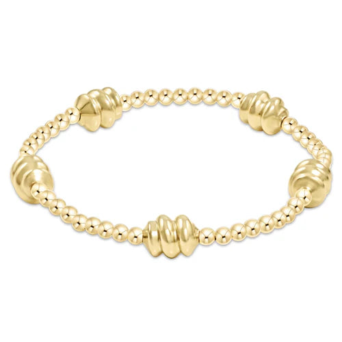 ADMIRE GOLD 3MM BEAD BRAC - GOLD