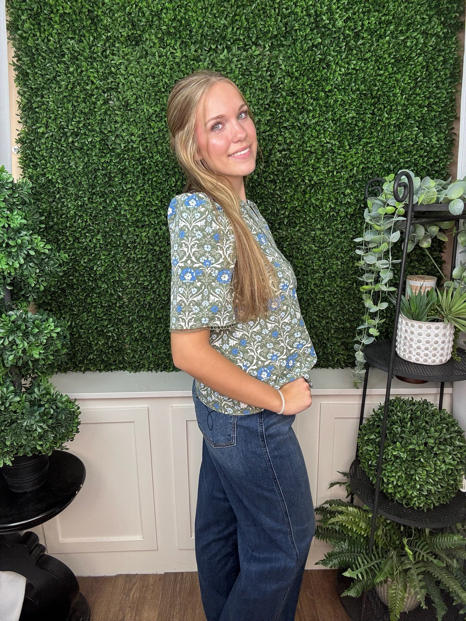 TOP ADELYN ASHDOWN ABBEY - OLIVE