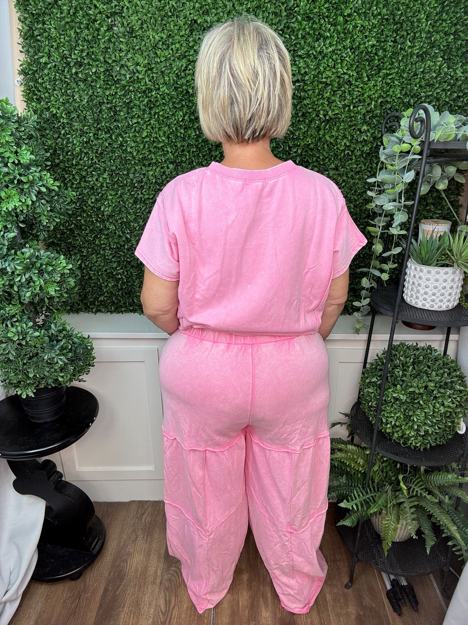 WASHED TEE - PINK