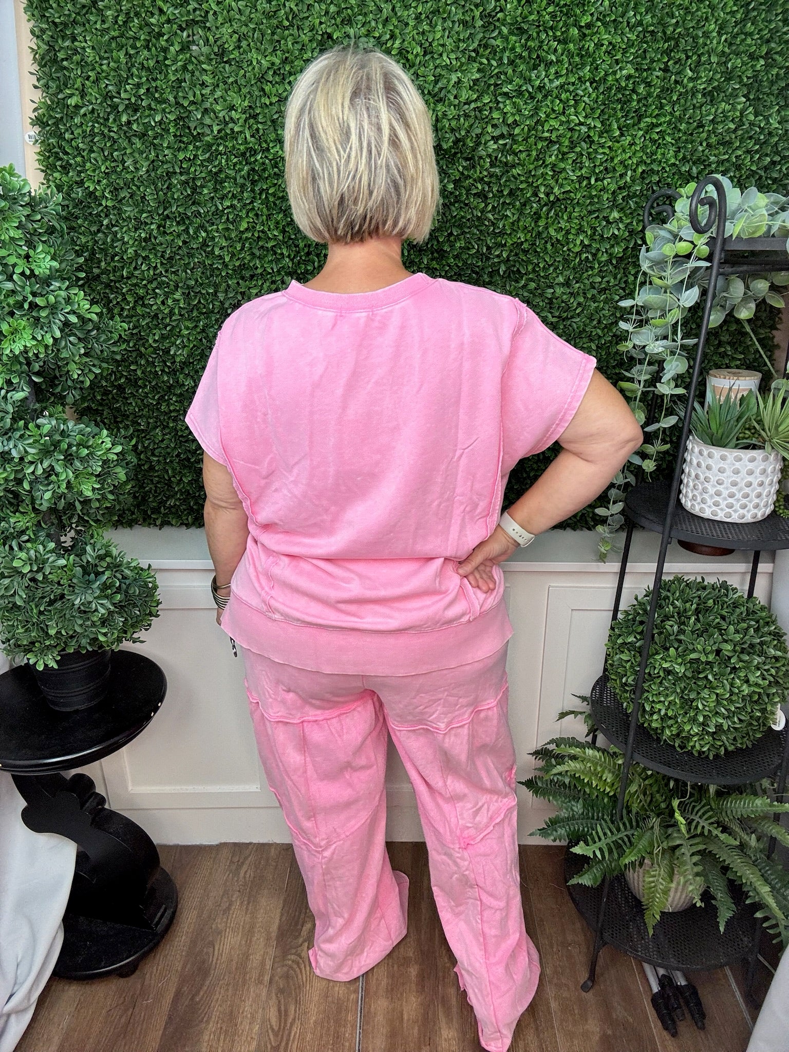 WASHED TEE - PINK