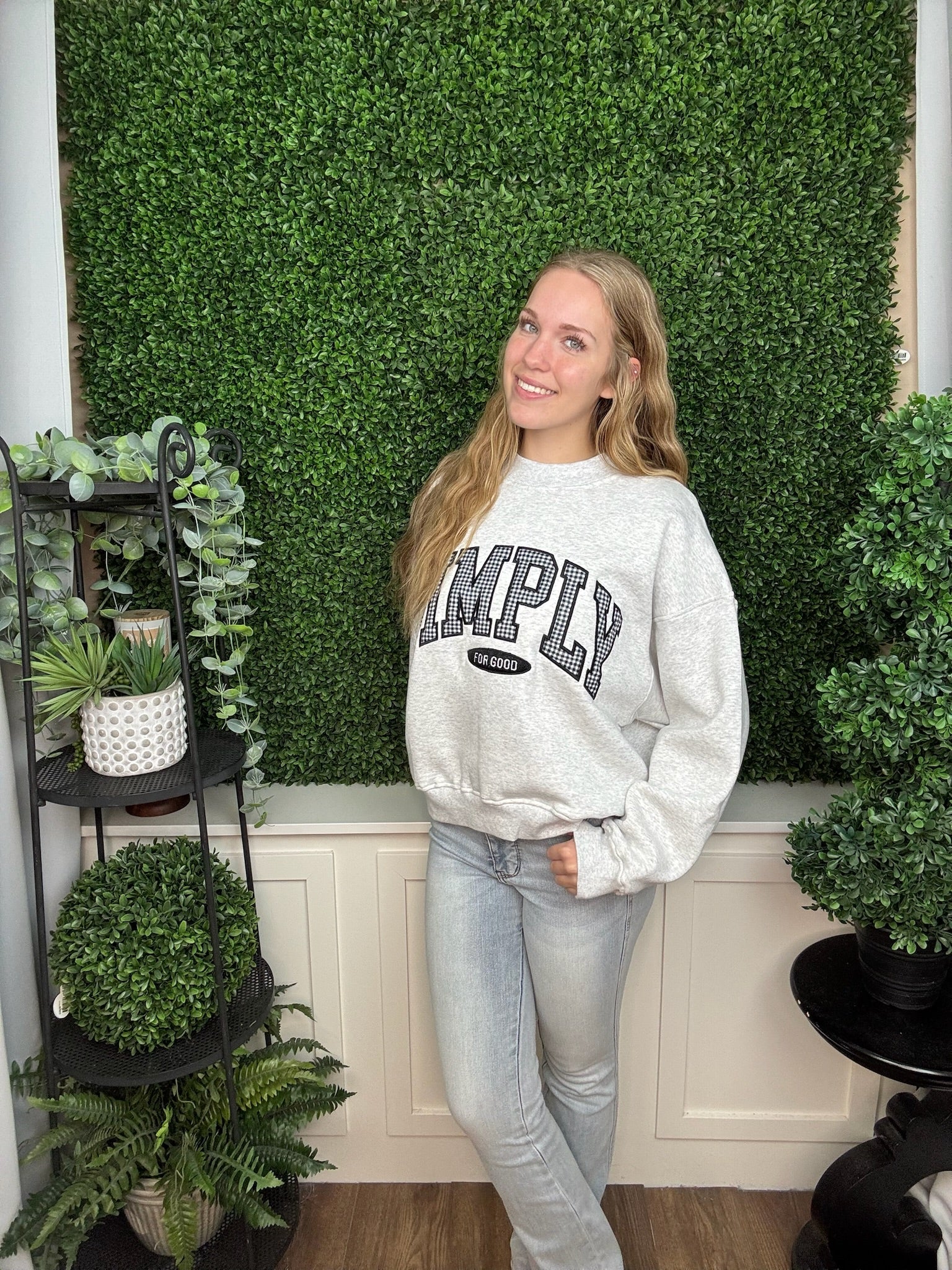 S4G PULLOVER ASH GINGHAM