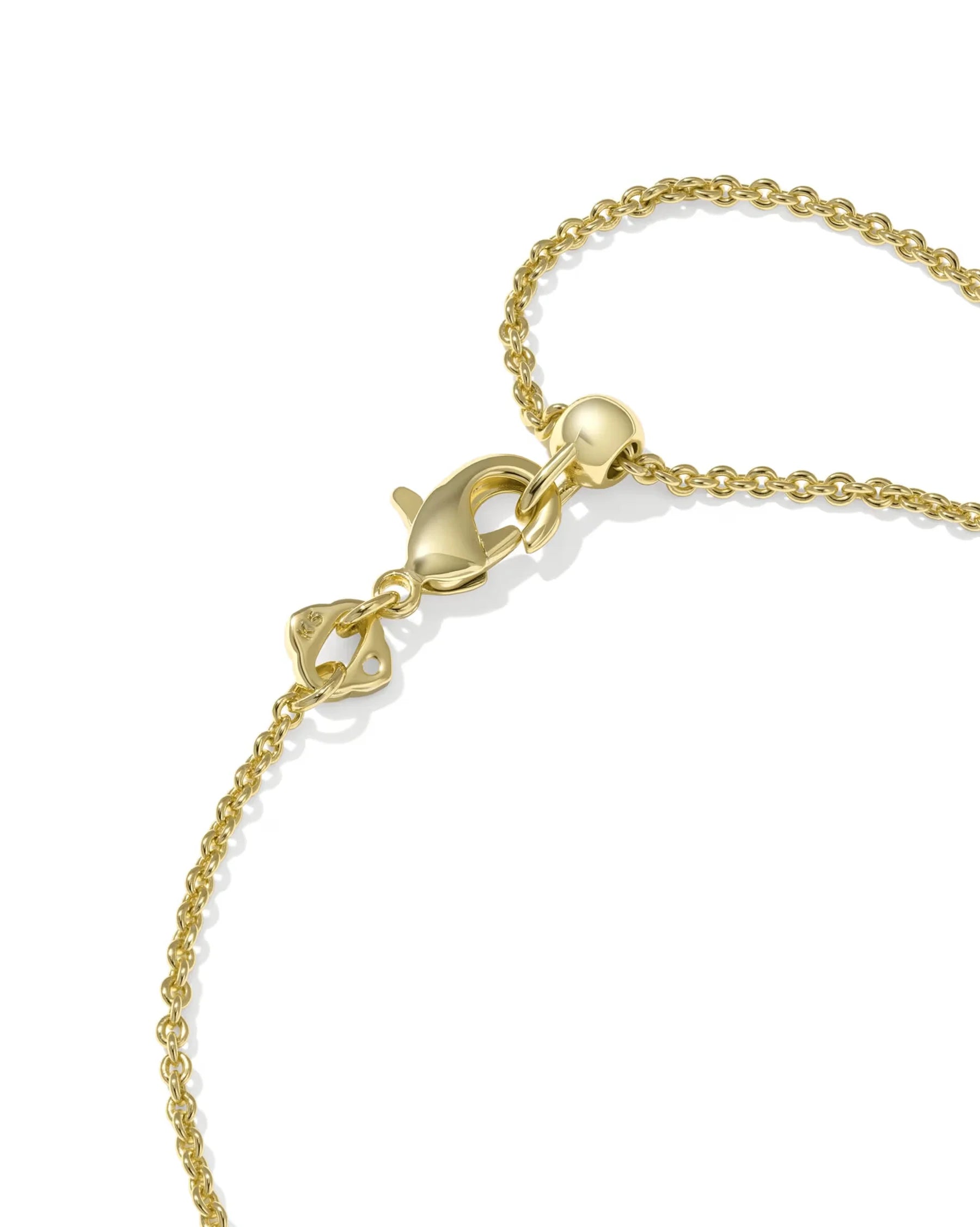 CROSS CRYSTAL DELICATE CHAIN BRACELET GOLD WHITE CZ