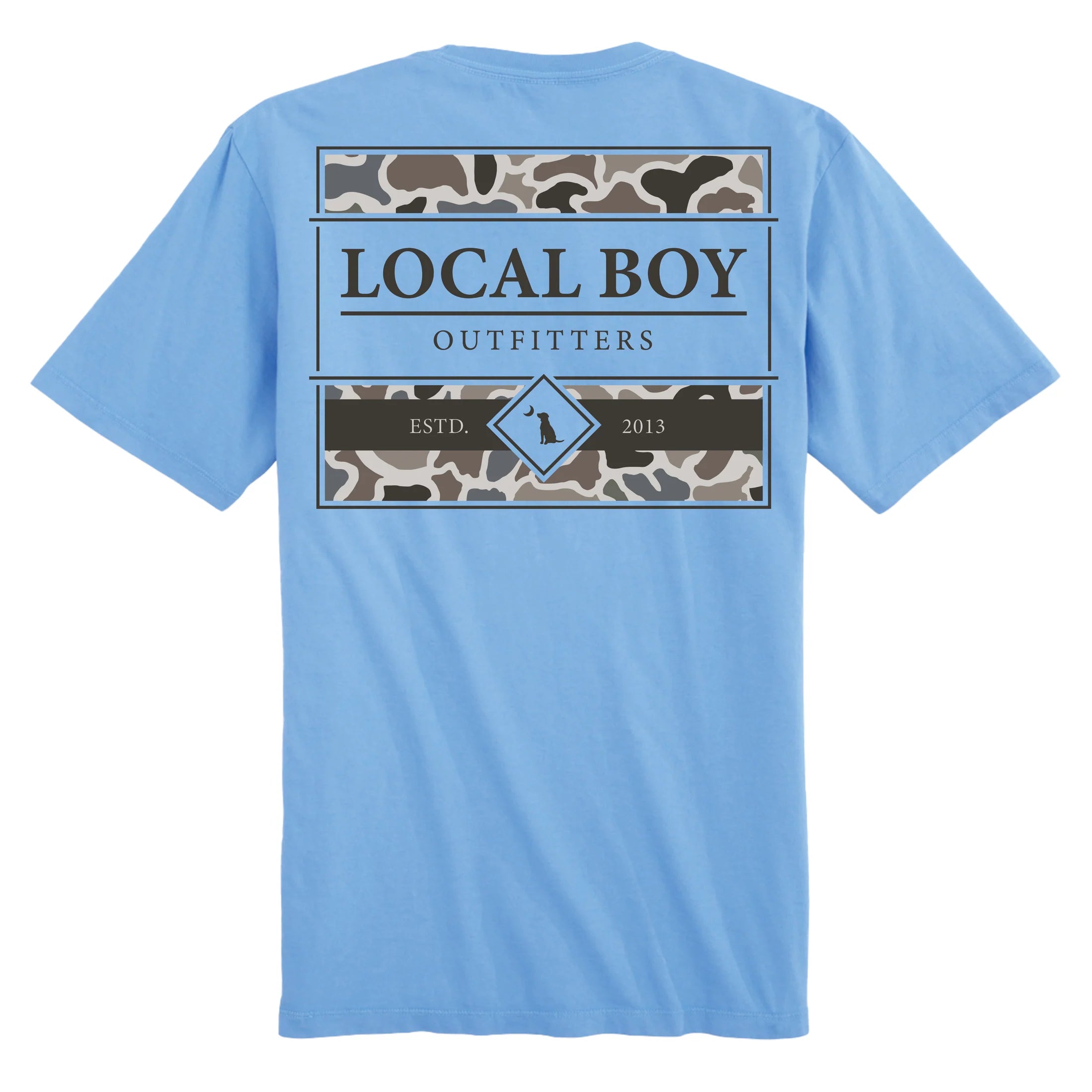 TODDLER - LCF FRAMED FILL SS TEE - WASHED DENIM