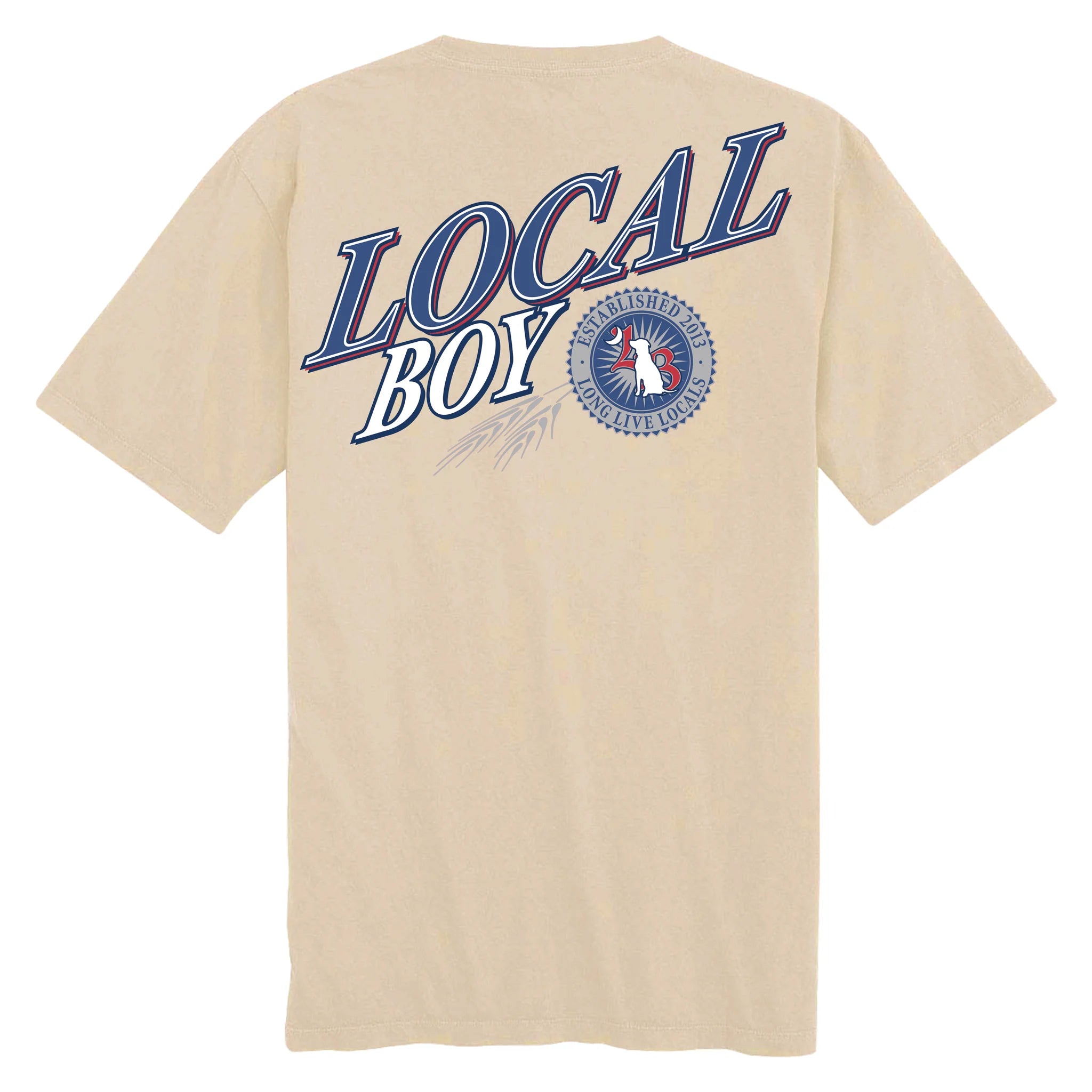 VINTAGE BUSCH SS TEE - LATTE