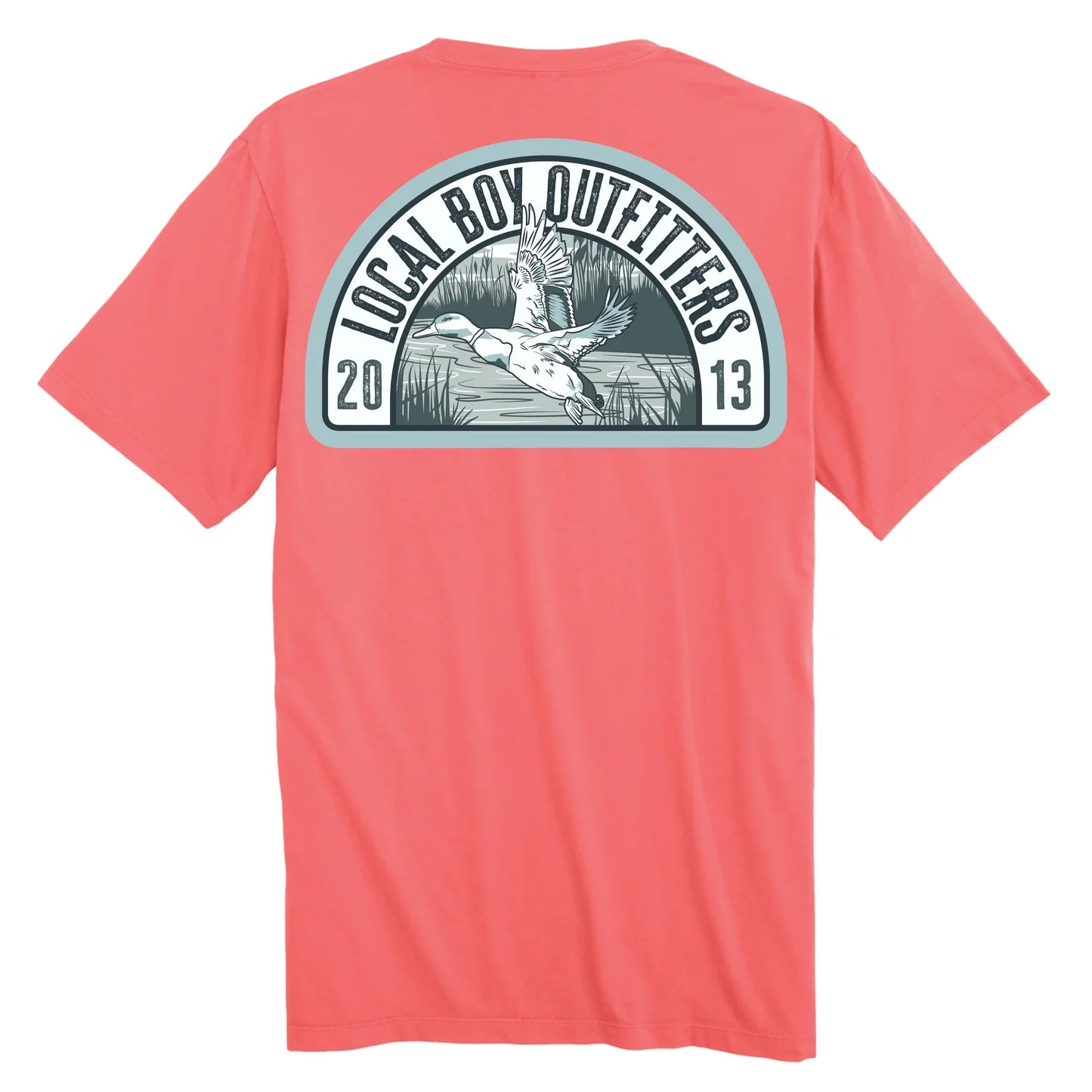 MALLARD ARCH SS TEE - CORAL