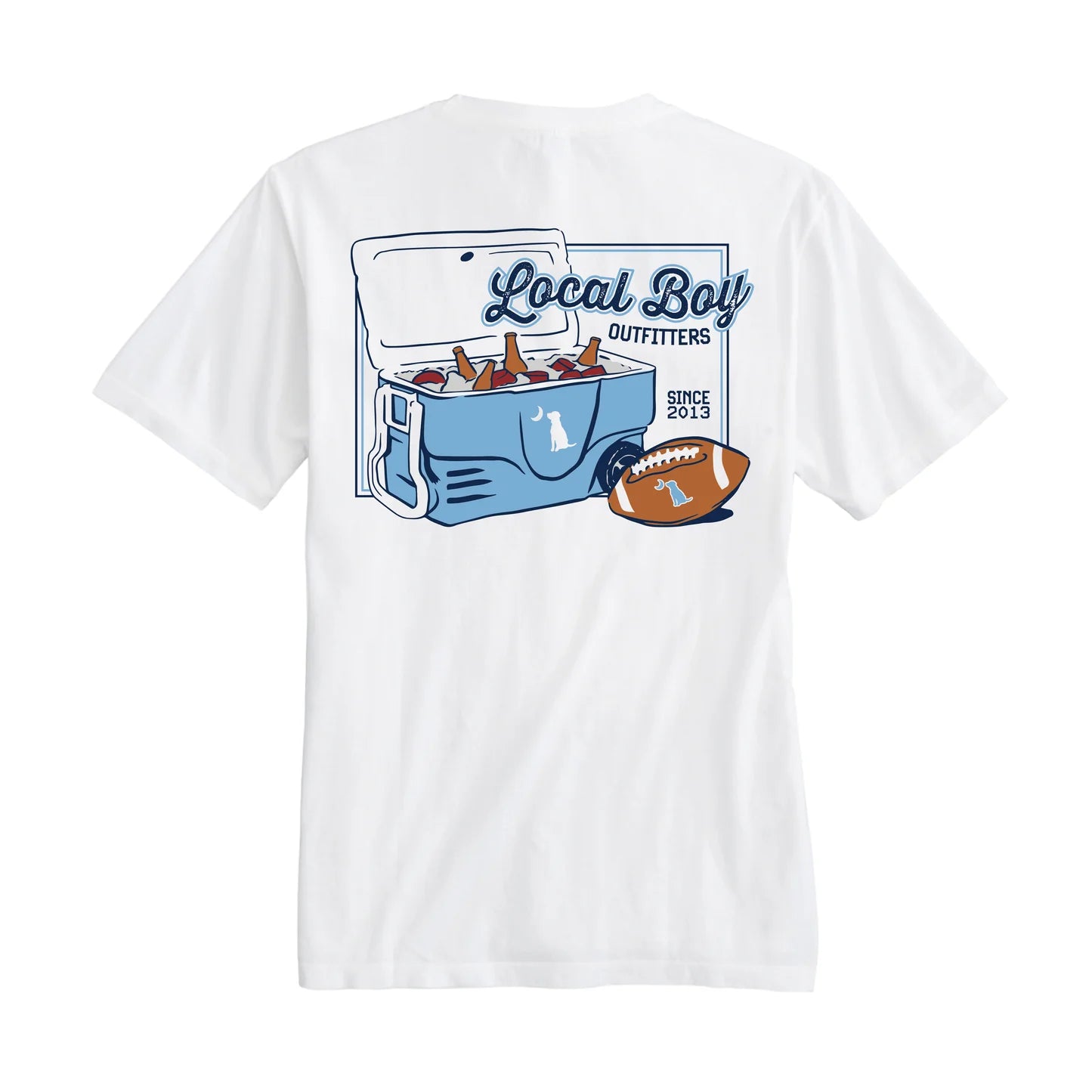 GAME DAY COOLER SS TEE - CAROLINA BLUE/NAVY