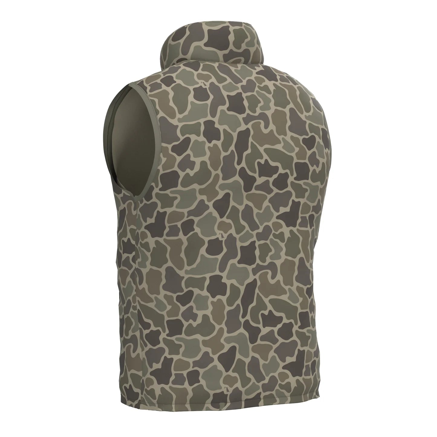 DUCK DOWN VEST - BRUSH CAMO