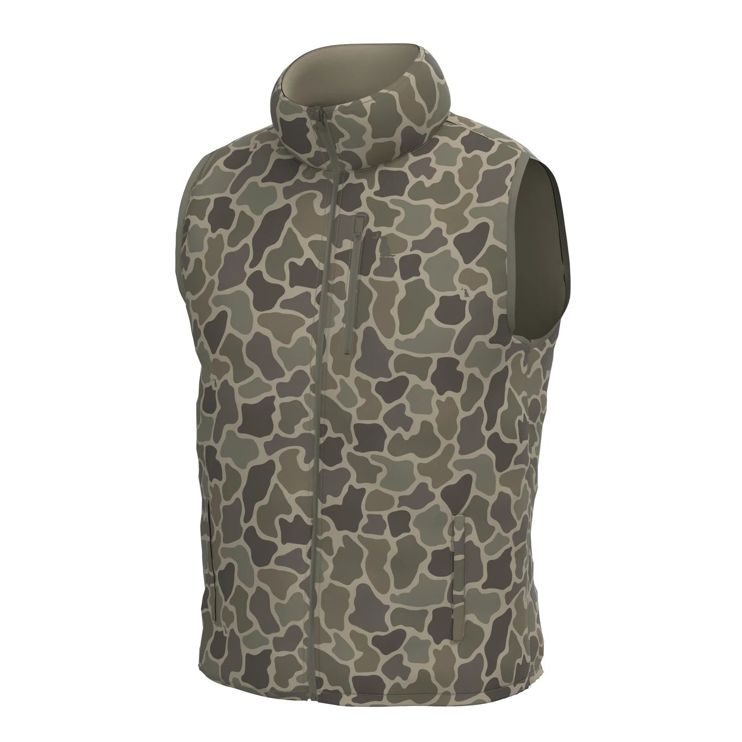 DUCK DOWN VEST - BRUSH CAMO