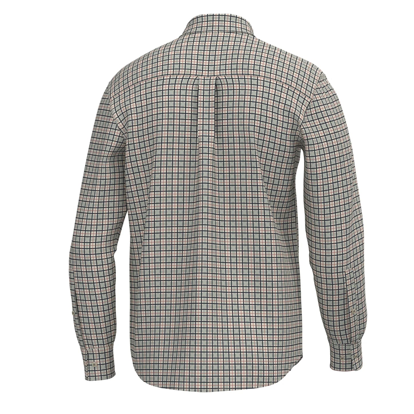 FAULK DRESS SHIRT - GRAY/RED/BLACK