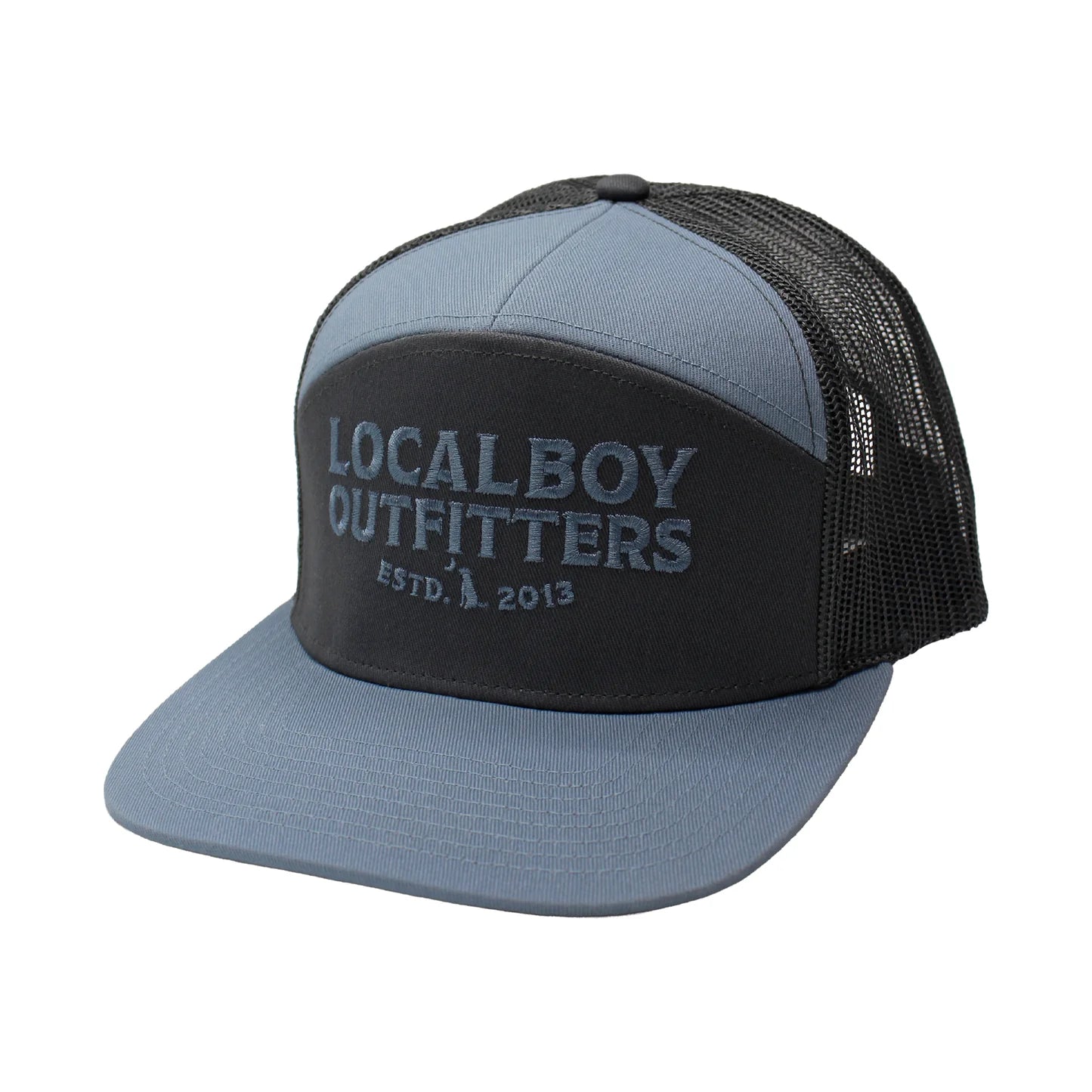 ESTD 2013 7 PANEL HAT - LIGHT GRAY/GRAY