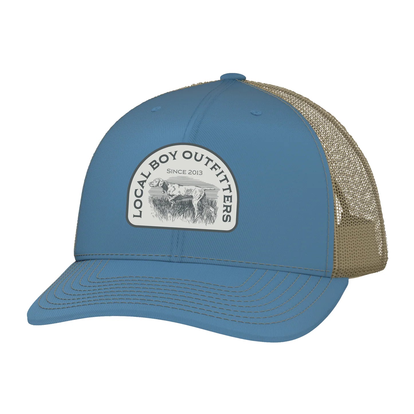 YOUTH - VINTAGE POINTER TRUCKER HAT - COLUMBIA BLUE/KHAKI