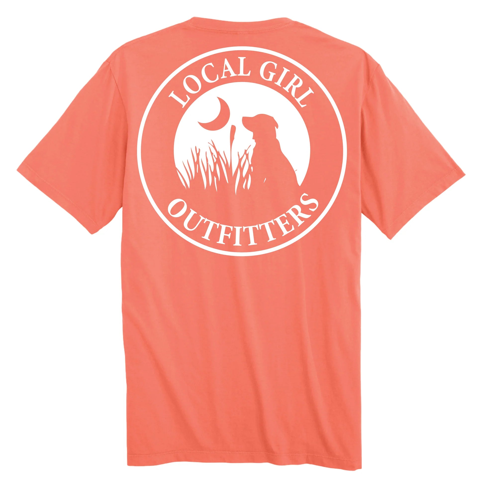 YOUTH - LOCAL GIRL ORIGINAL SS TEE - BRIGHT SALMON