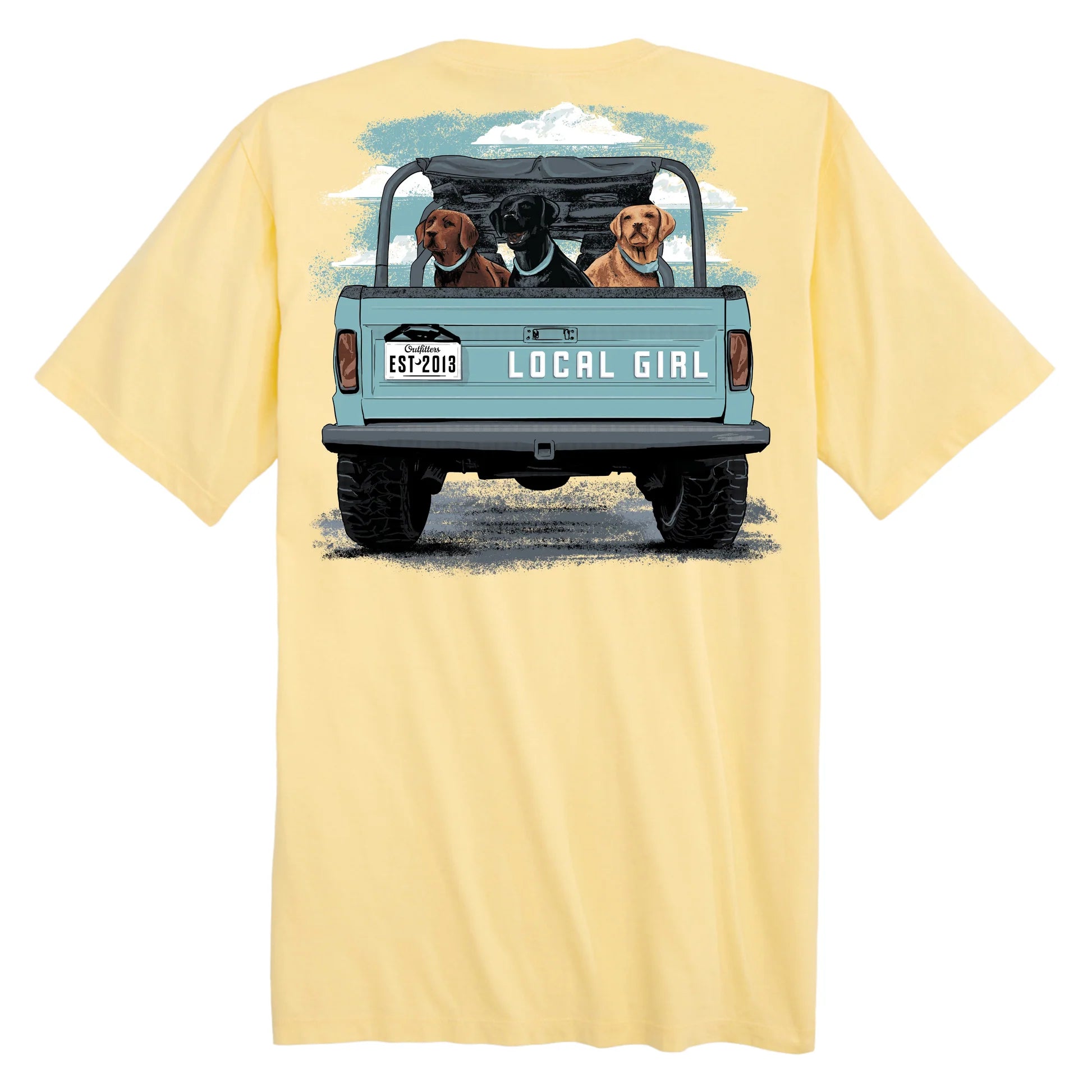 LG LAB TAILGATE SS TEE - BANANA