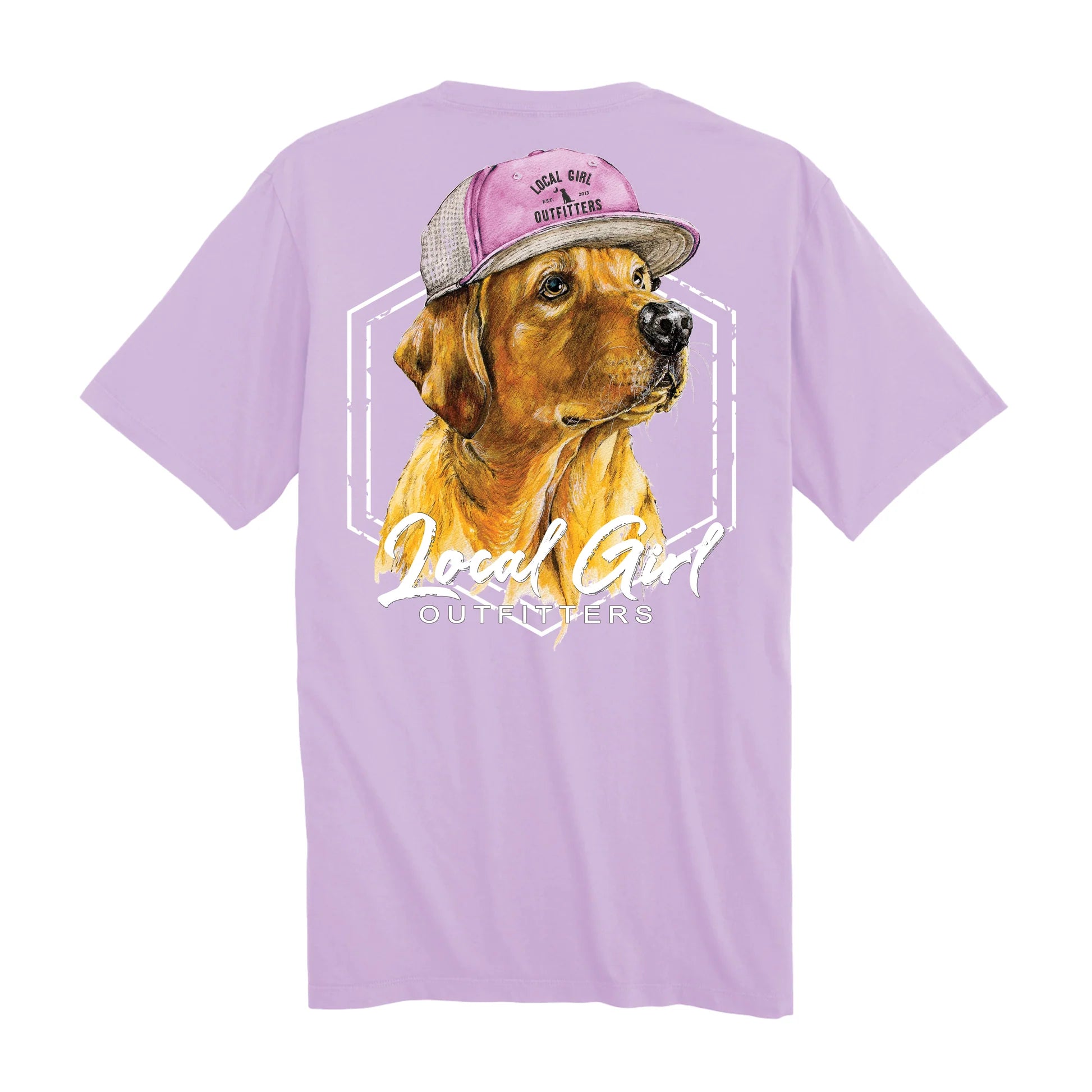 YOUTH - LOCAL GIRL LAB IN HAT SS TEE - ORCHID
