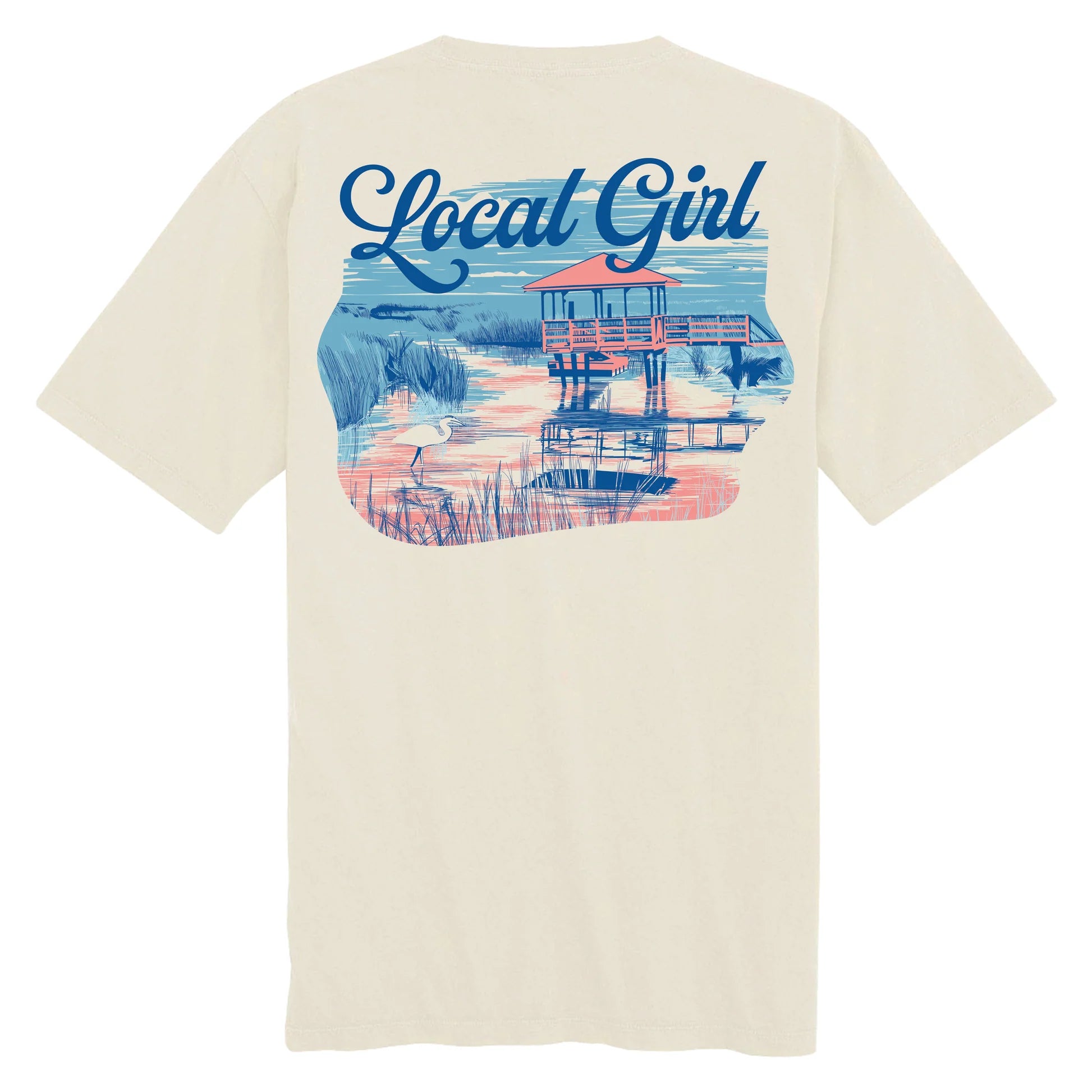 LG HERON MARSH SS TEE - IVORY