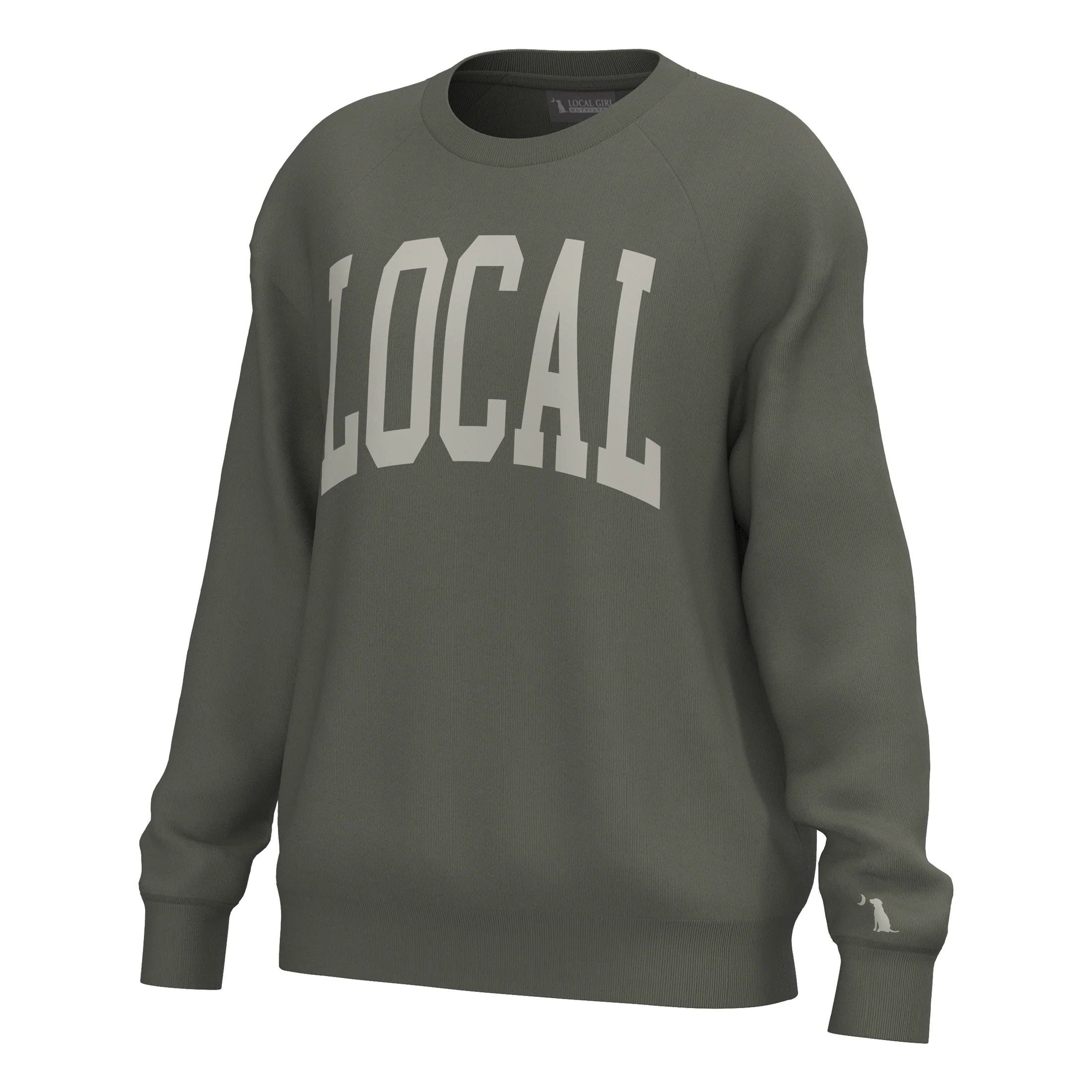 LG CRESCENT CREW - OLIVE