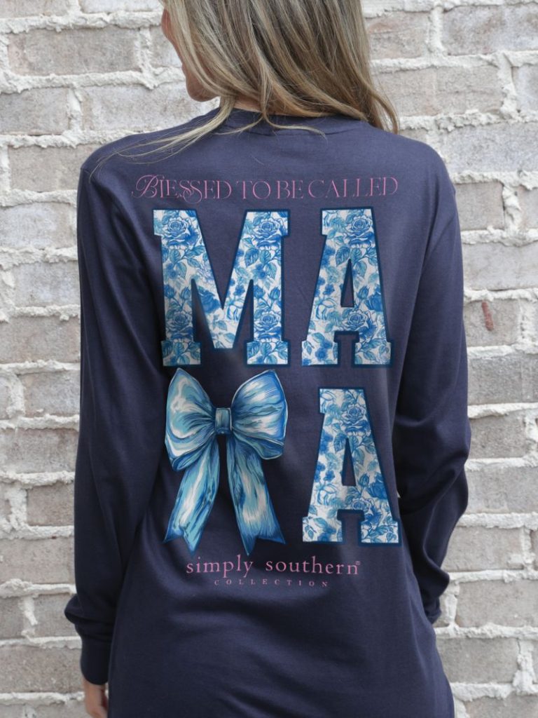 BLESSED MAMA LONG SLEEVE - MIRAGE